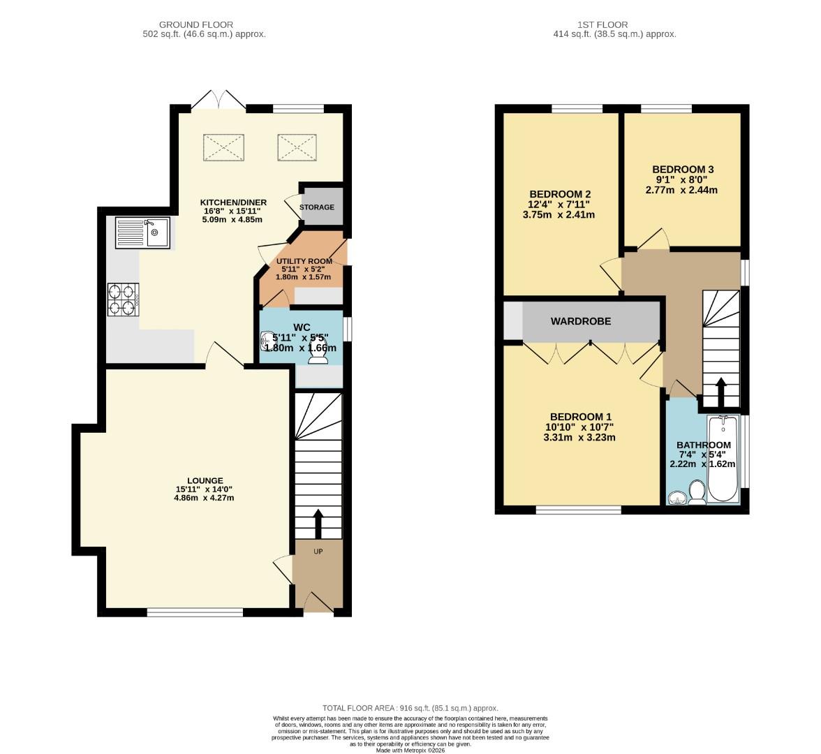 140, Western Road, Sheffield floorplan