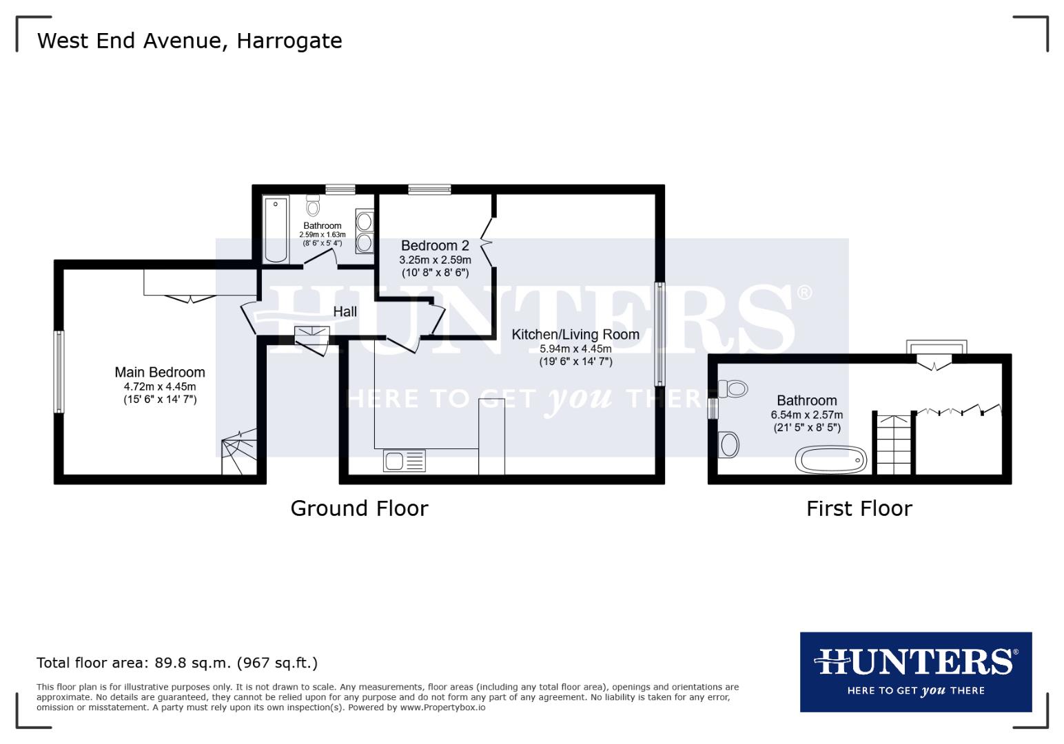 West End Avenue, Harrogate floorplan
