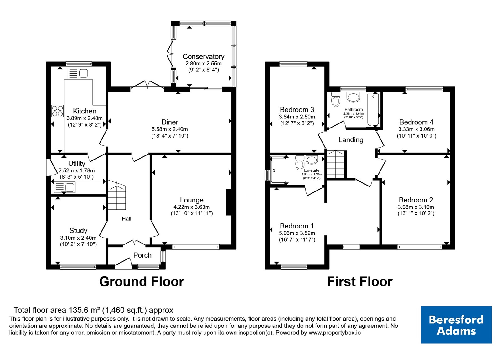 8, Garth Gopa, Abergele floorplan