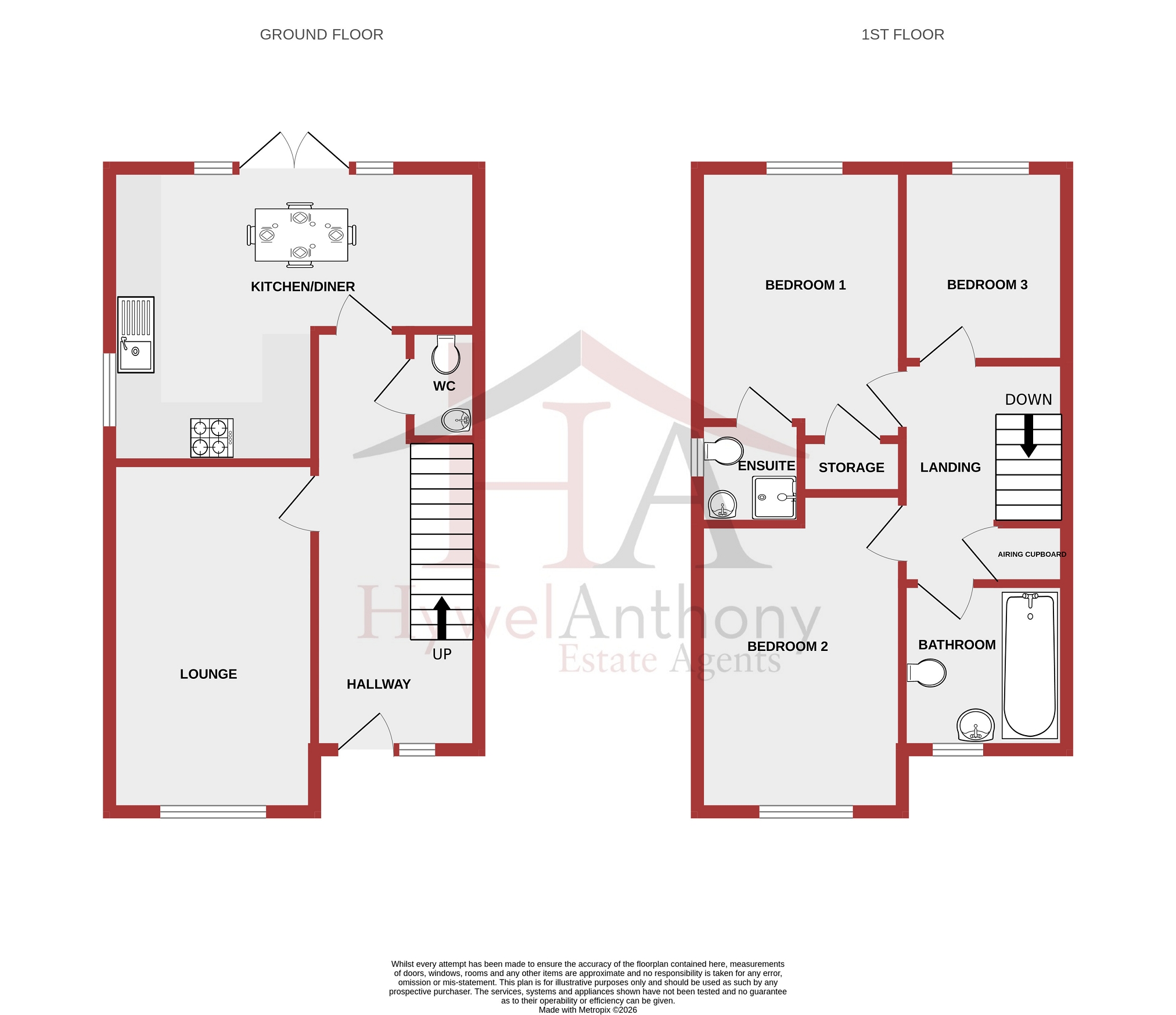 75 Highfields, Tonyrefail, Porth floorplan