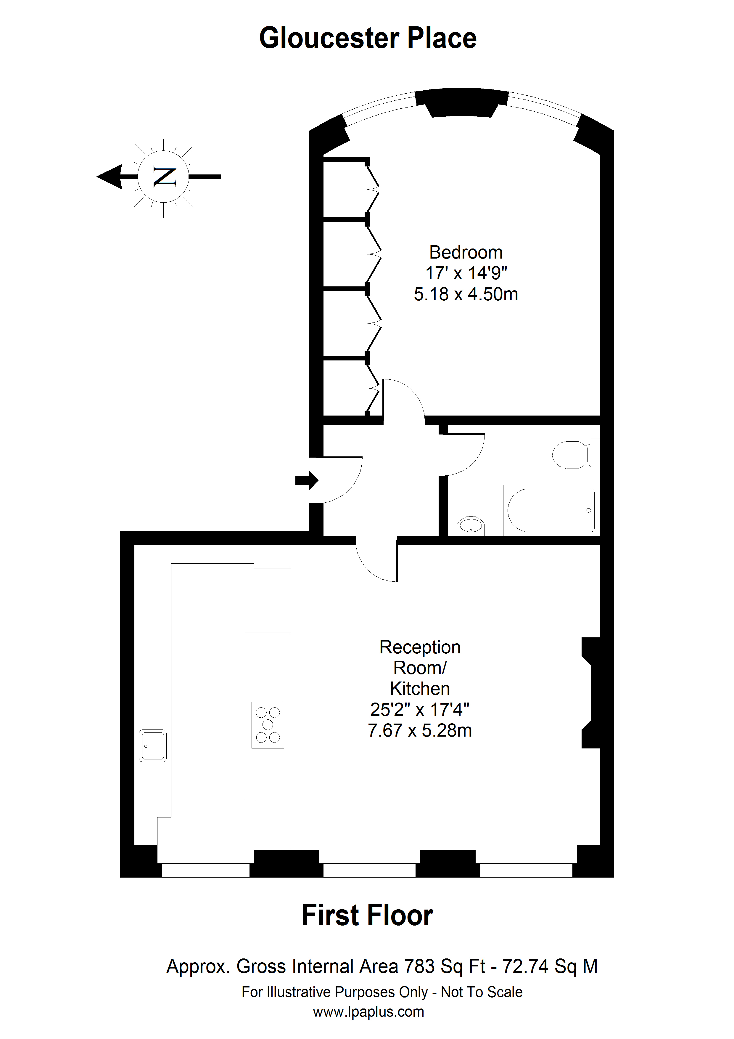 1 Bedrooms Flat to rent in Gloucester Place, London W1U