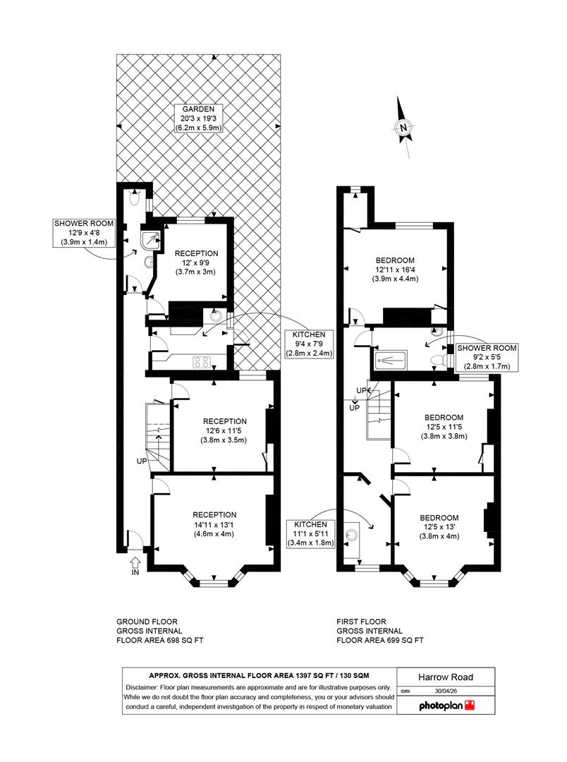 800, Harrow Road, Kensal Green, London floorplan