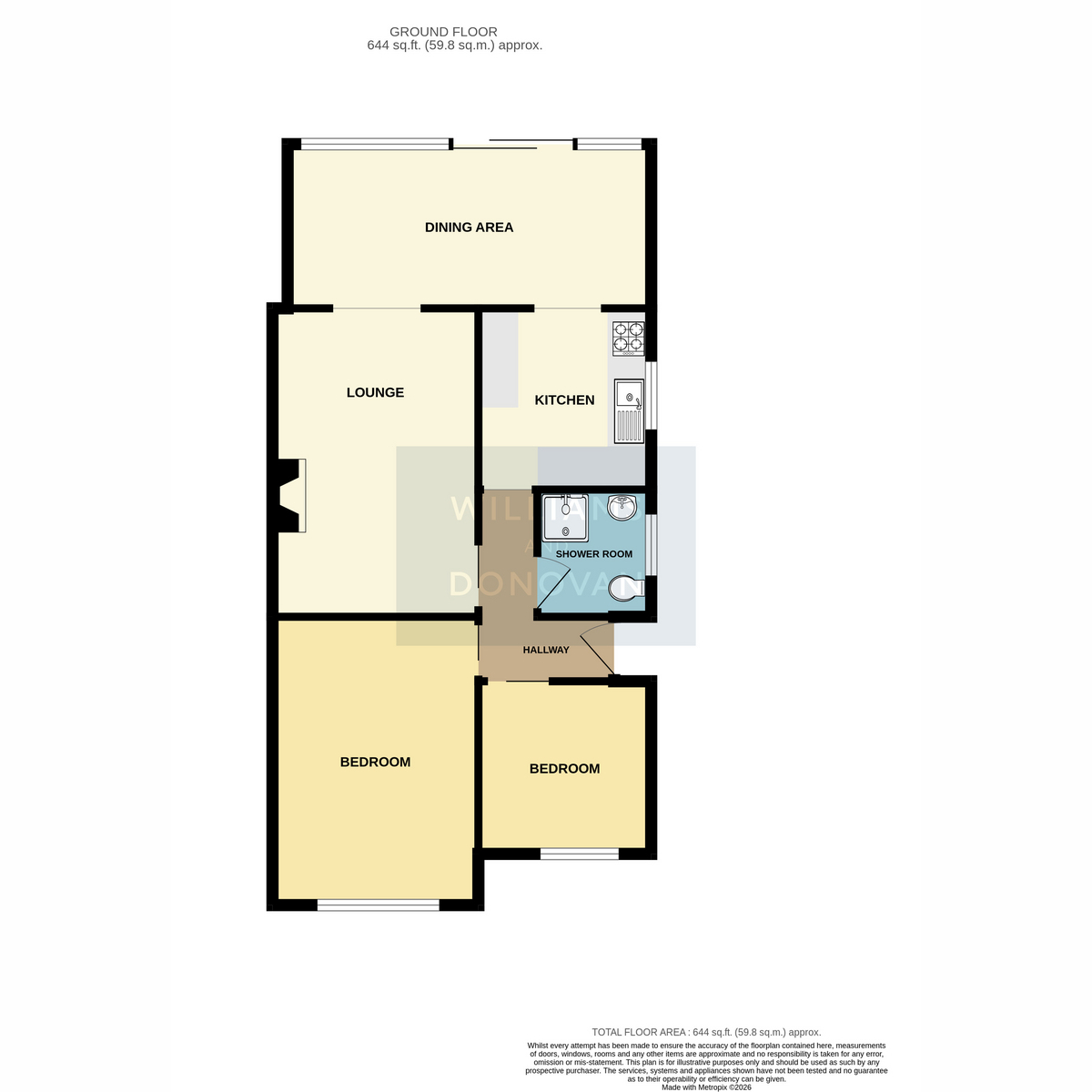 26, Bradley Close, Thundersley floorplan