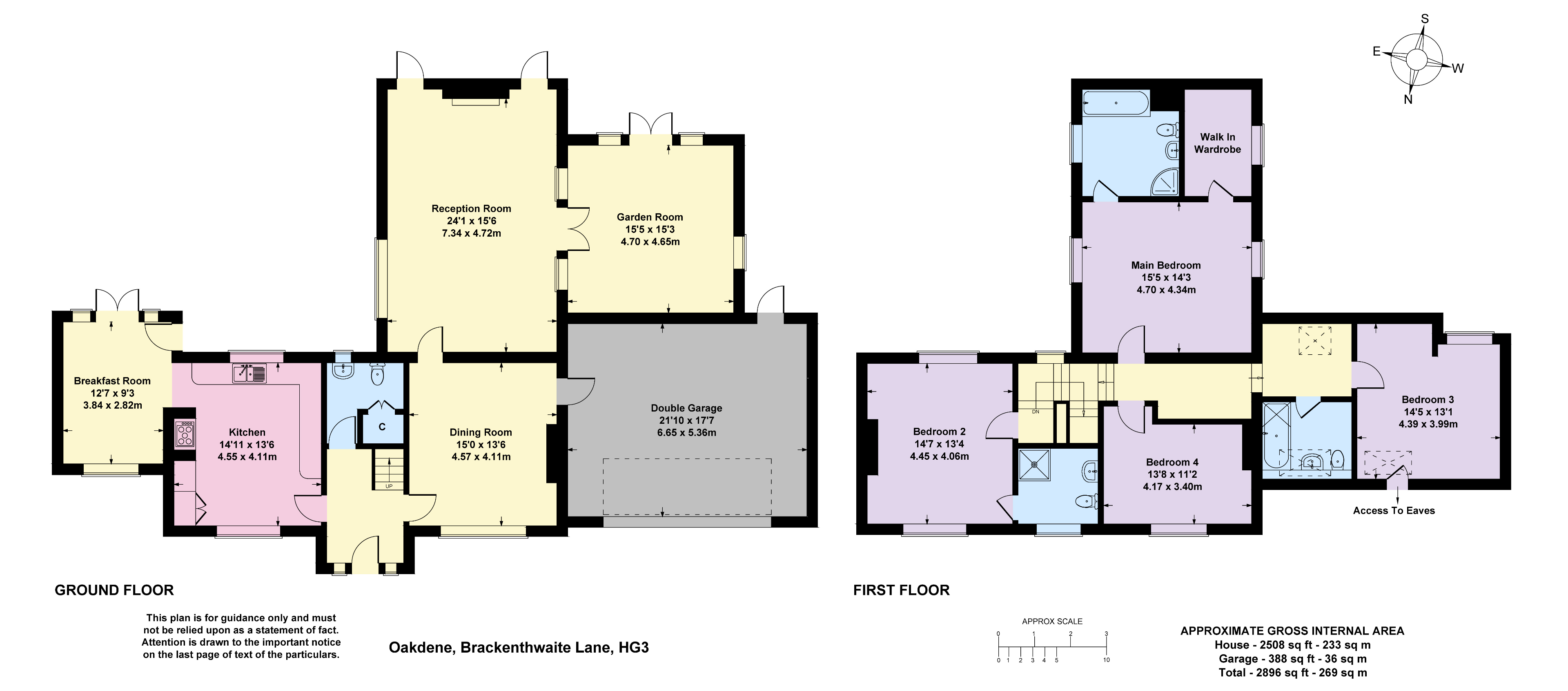 Brackenthwaite Lane, Burn Bridge, Harrogate HG3, 4 bedroom detached