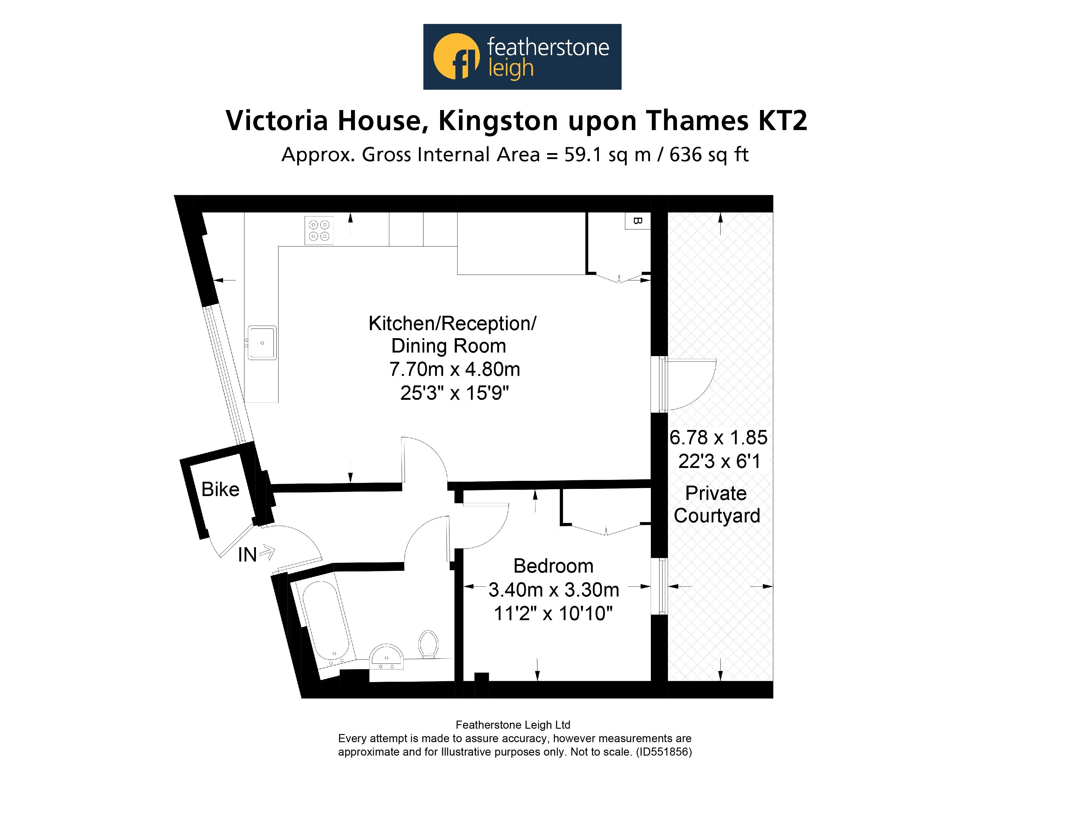 1 Bedrooms Flat for sale in Richmond Road, Kingston Upon Thames KT2
