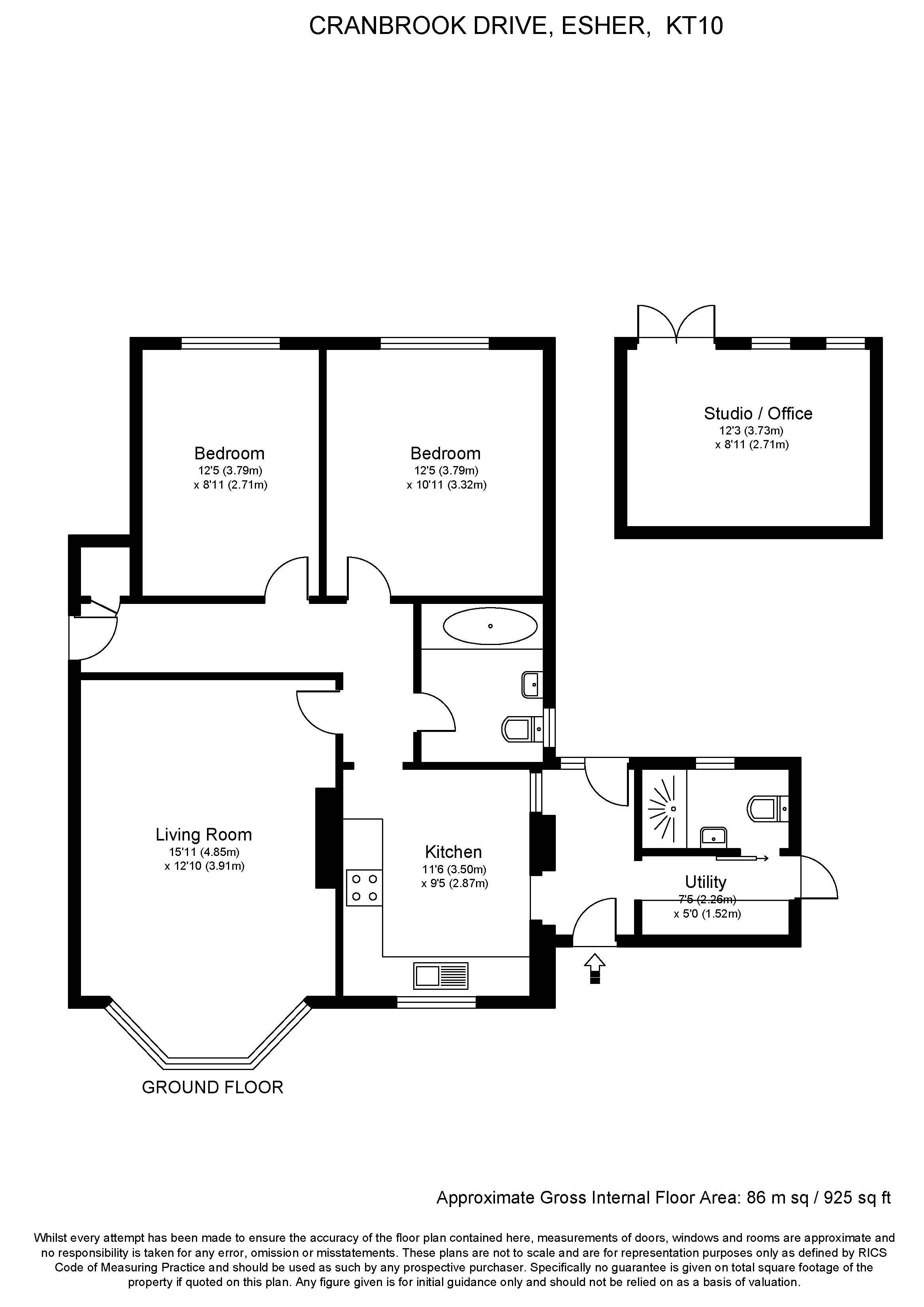 Cranbrook Drive, Esher KT10, 2 bedroom flat to rent 64212404 PrimeLocation