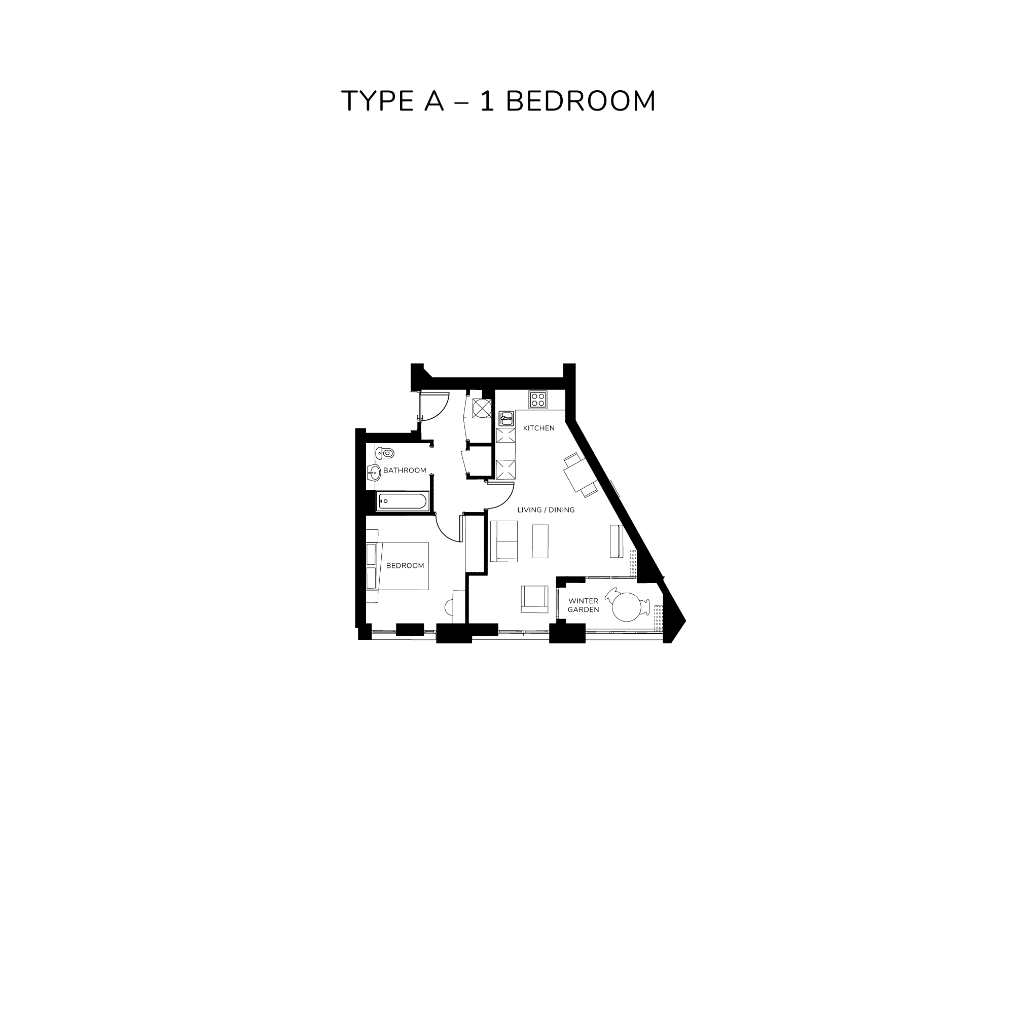 Apartment 2107, Wiverton Tower, 4, New Drum Street, London floorplan