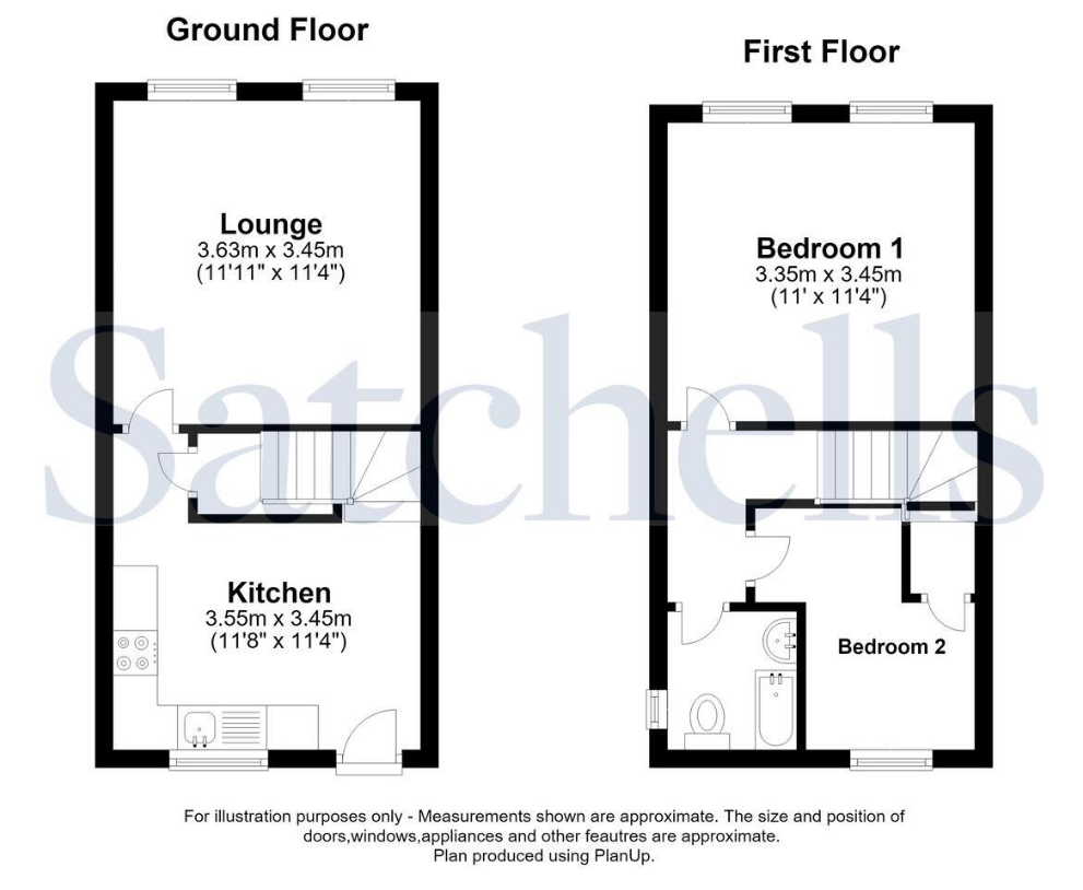 45, Saffron Road, Biggleswade floorplan