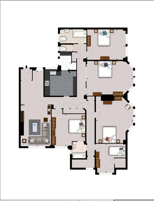 Flat 11, Strathmore Court, Park Road, London floorplan