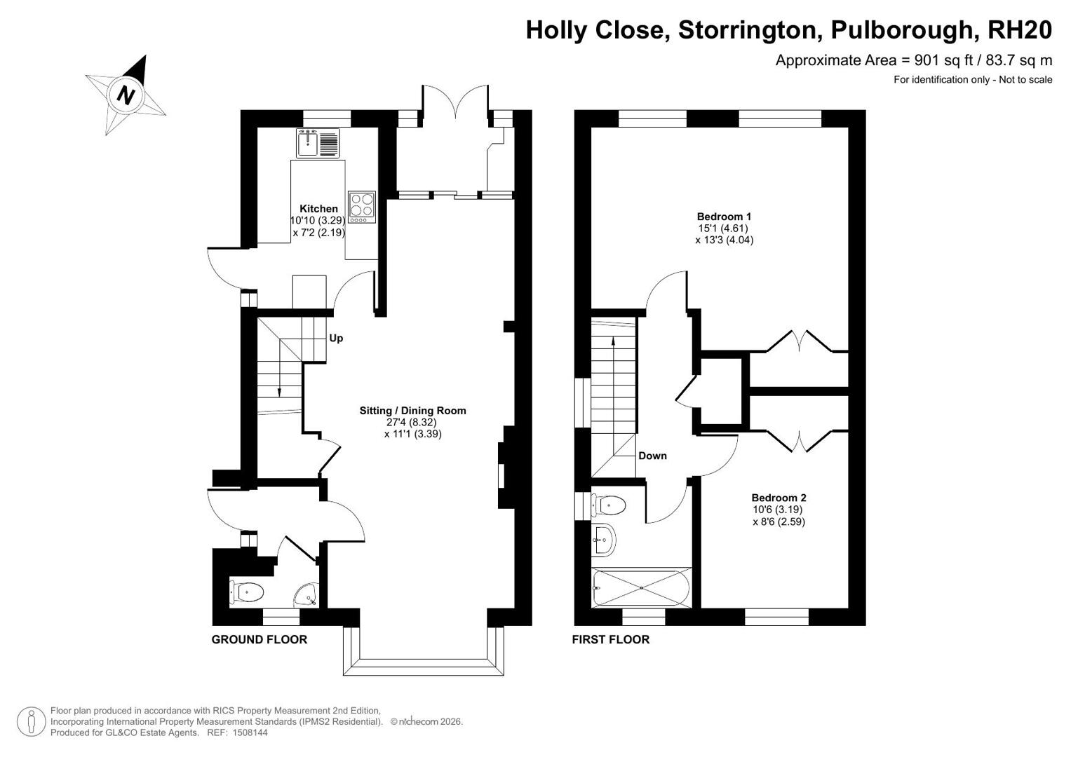 16, Holly Close, Storrington floorplan