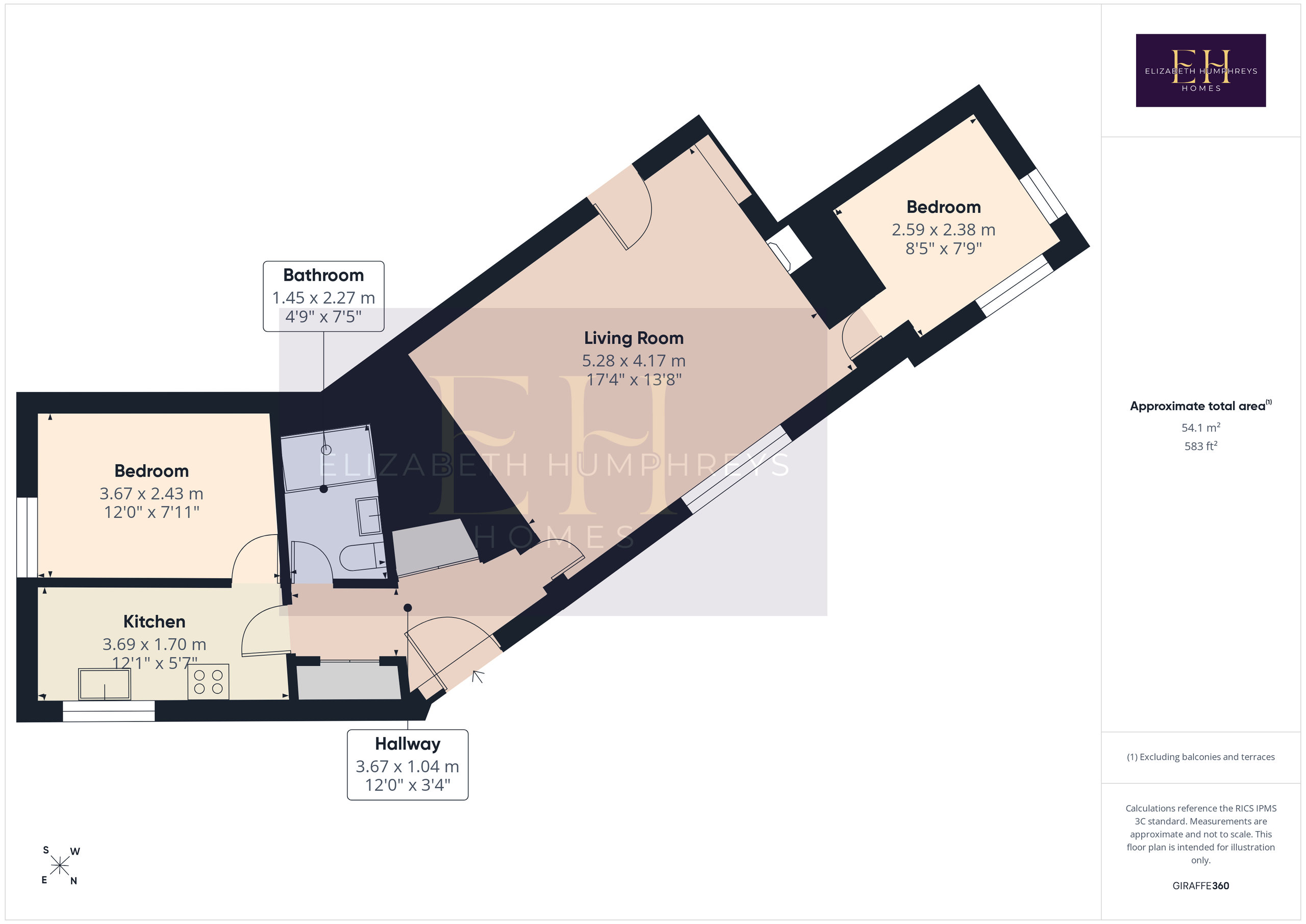 1 St. Lawrence Court, Morpeth floorplan