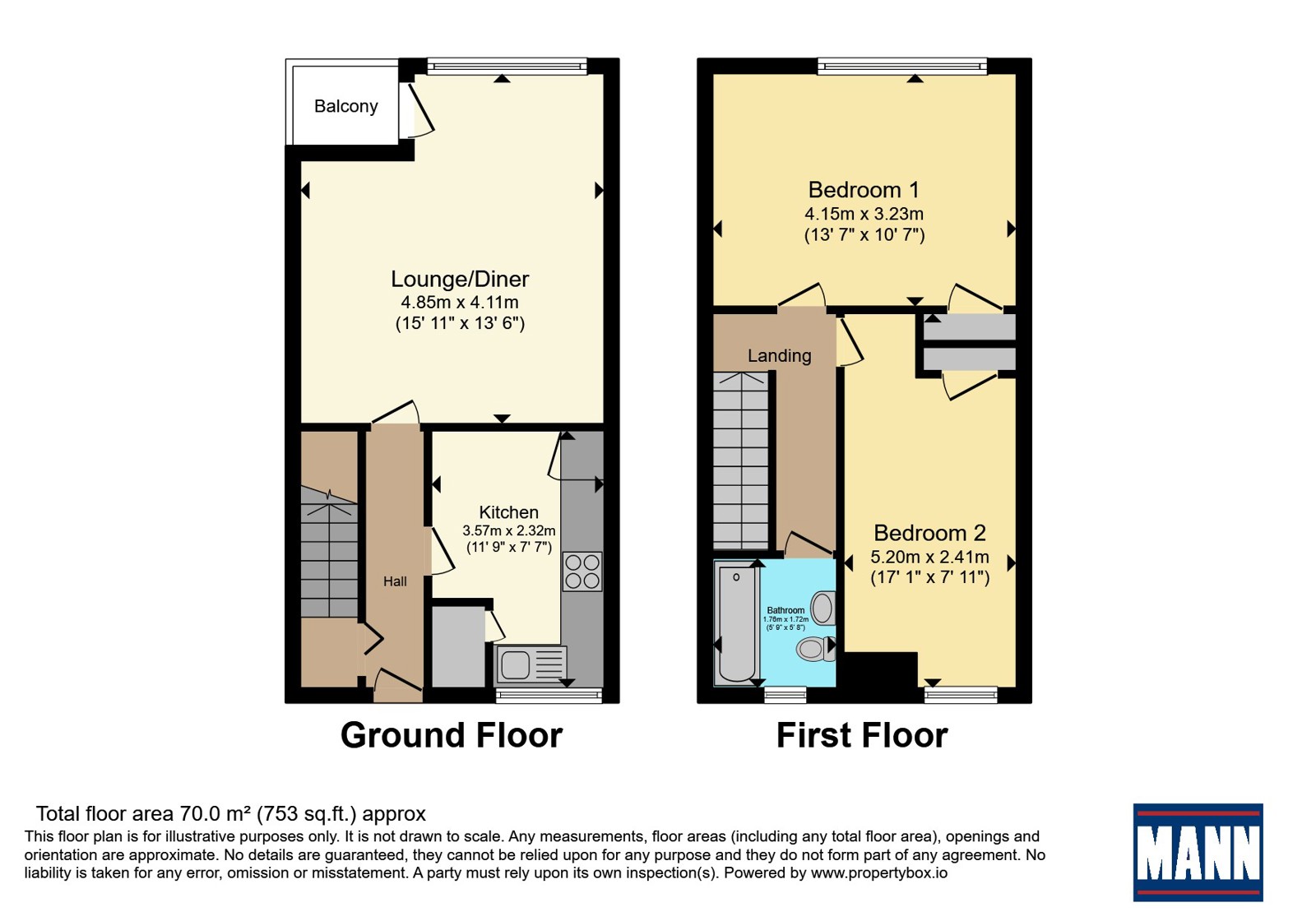 55, Kingsman Street, London floorplan