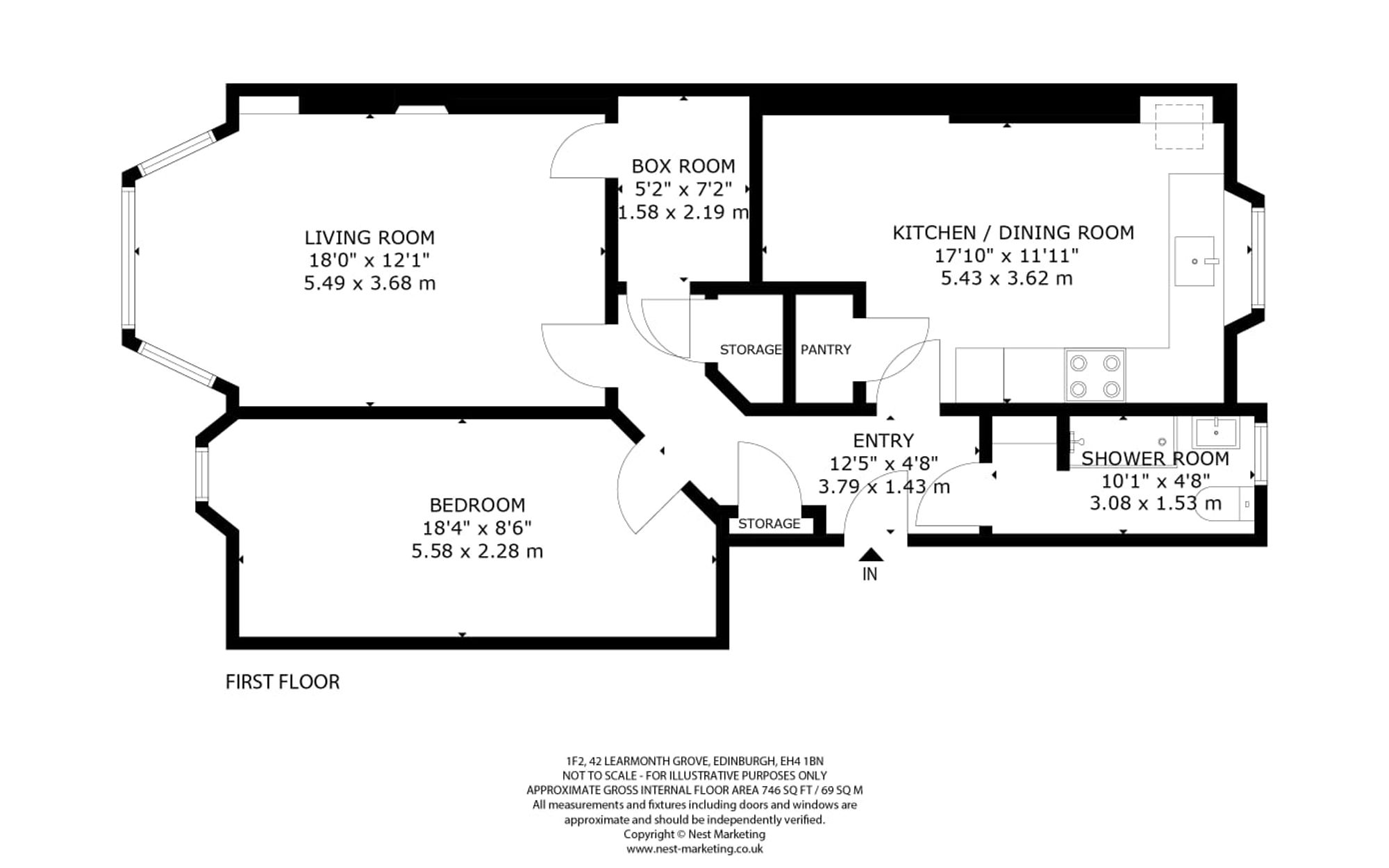 1f2, Edinburgh floorplan