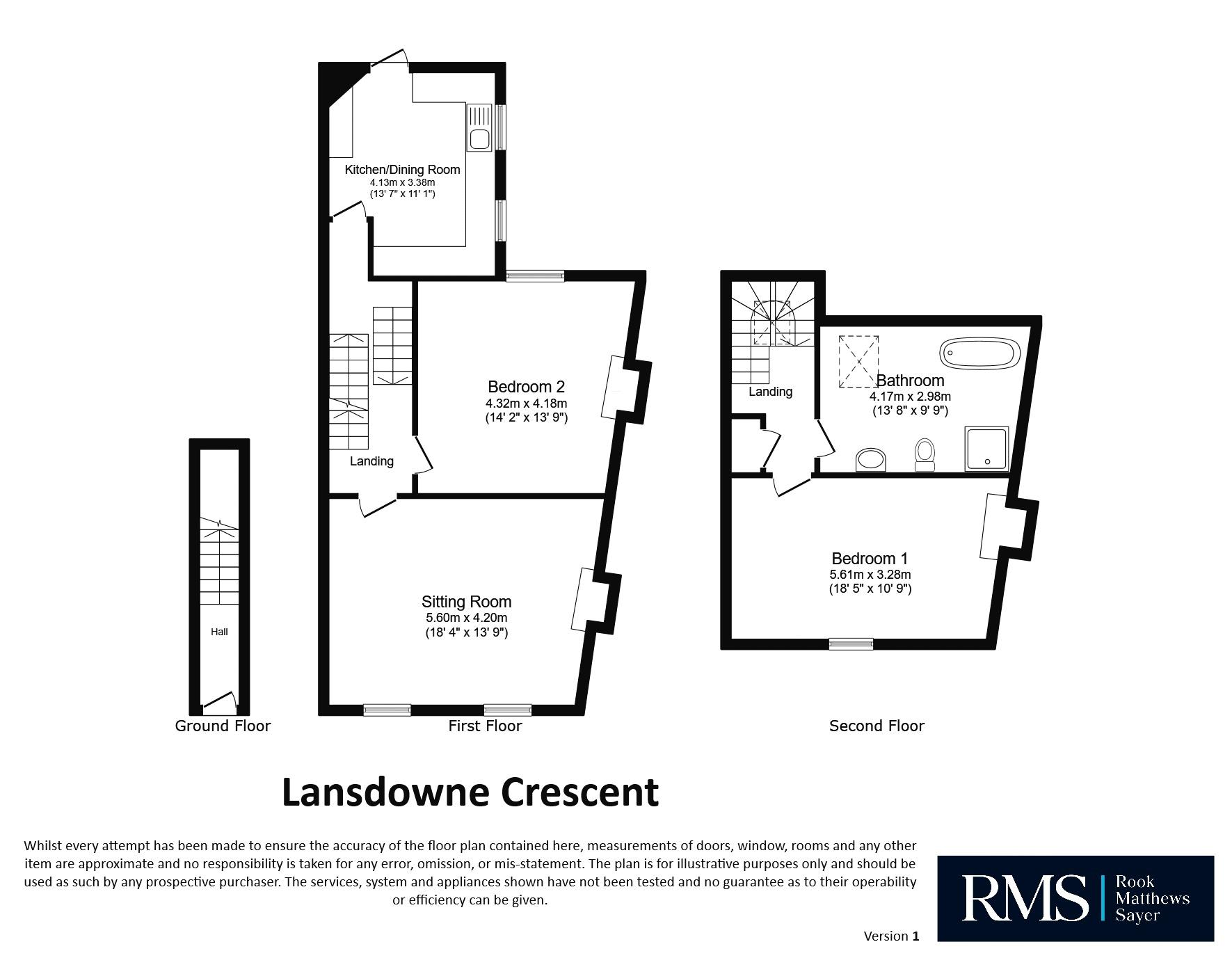 6, Lansdowne Crescent, Newcastle Upon Tyne floorplan