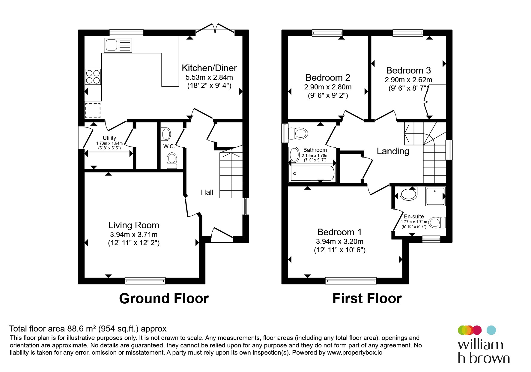4, Gates Close, Bury St. Edmunds floorplan