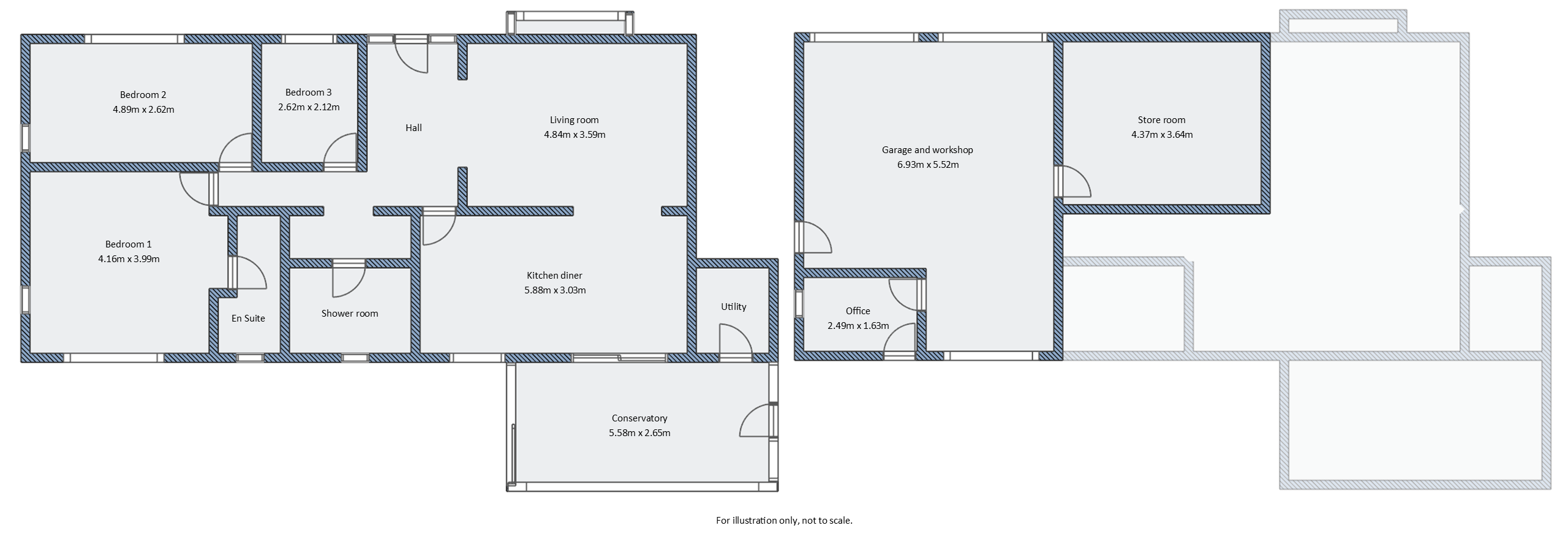 2 Summerfield Close, St. Austell floorplan