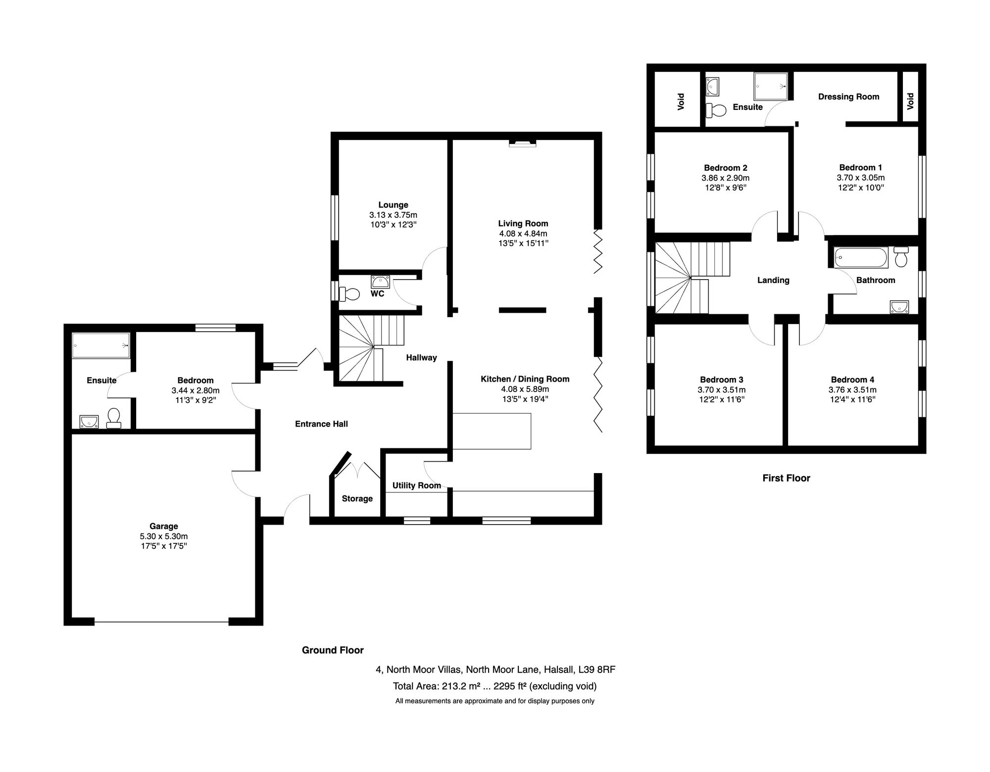 4 North Moor Villas North Moor Lane, Ormskirk floorplan
