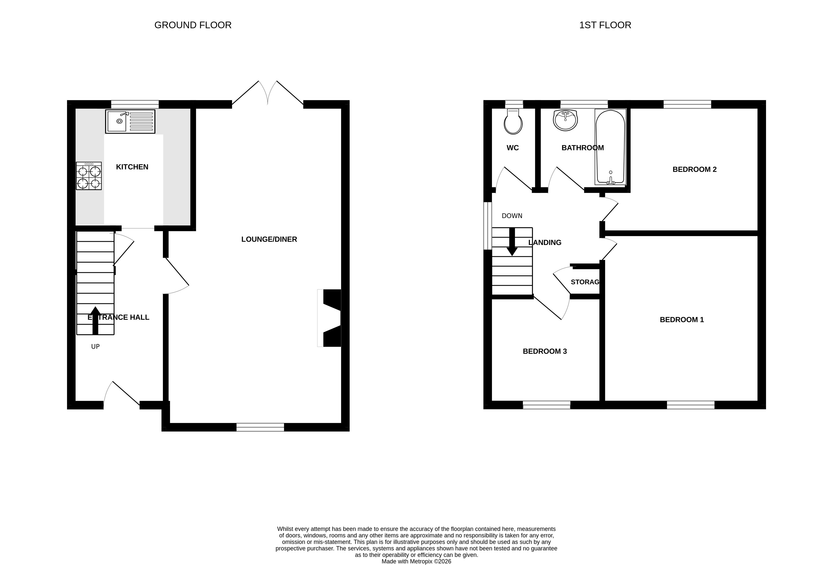 15, Bull Lane, Colchester floorplan