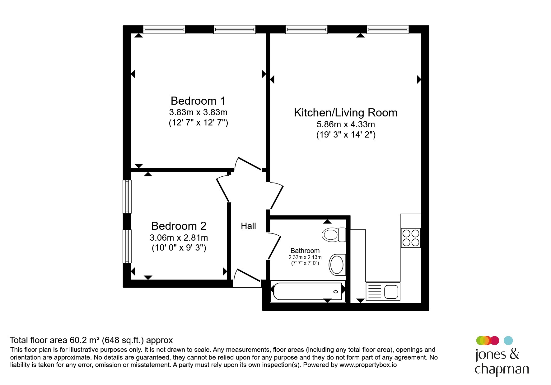 Apartment 4, 42, Croxteth Road, Liverpool floorplan