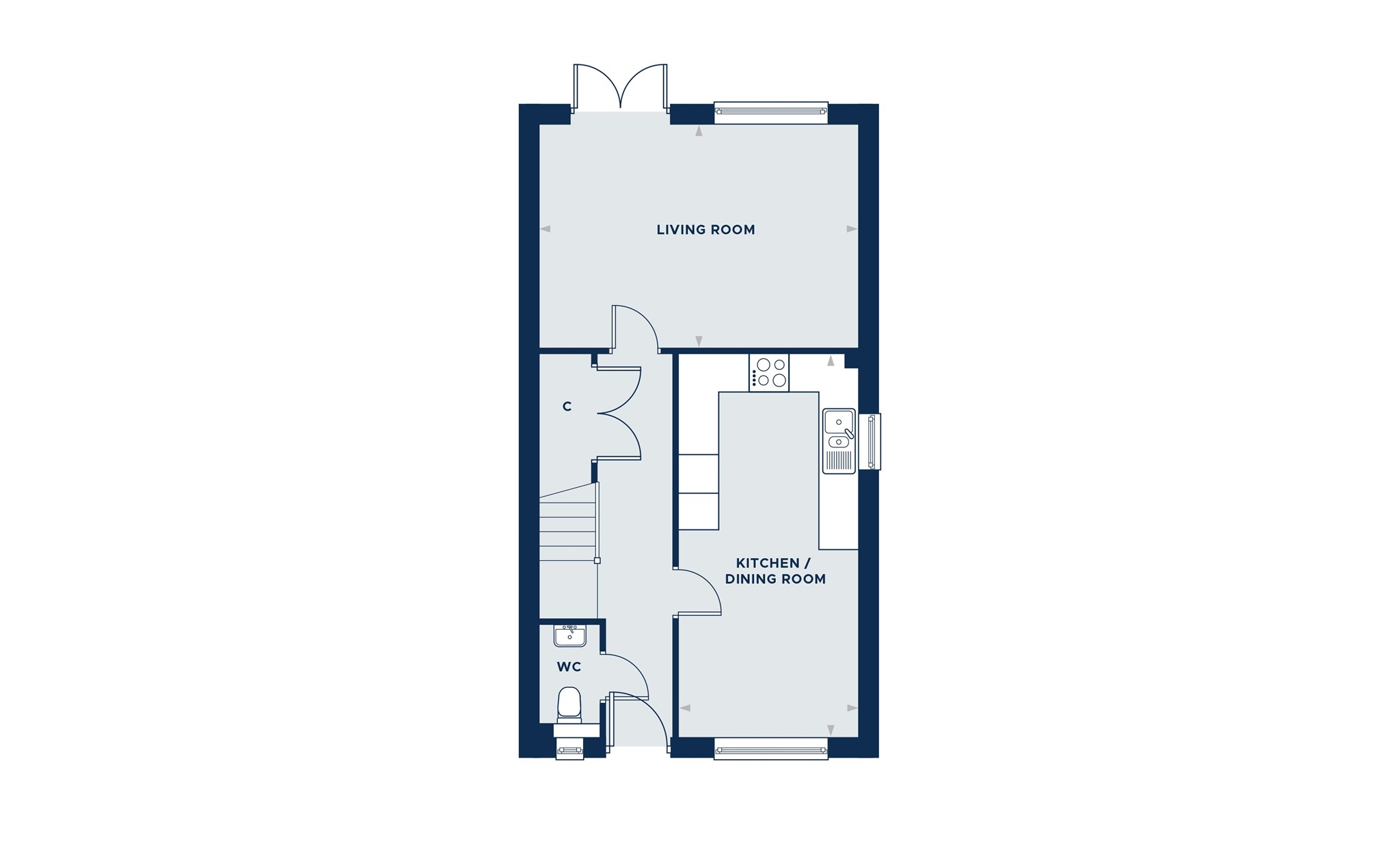 Plot 23 New, The Woodlands, Hassocks floorplan