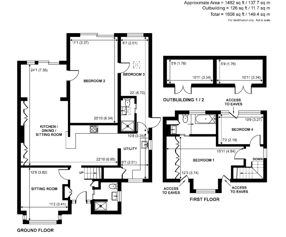 8, Blackdown Close, Woking floorplan