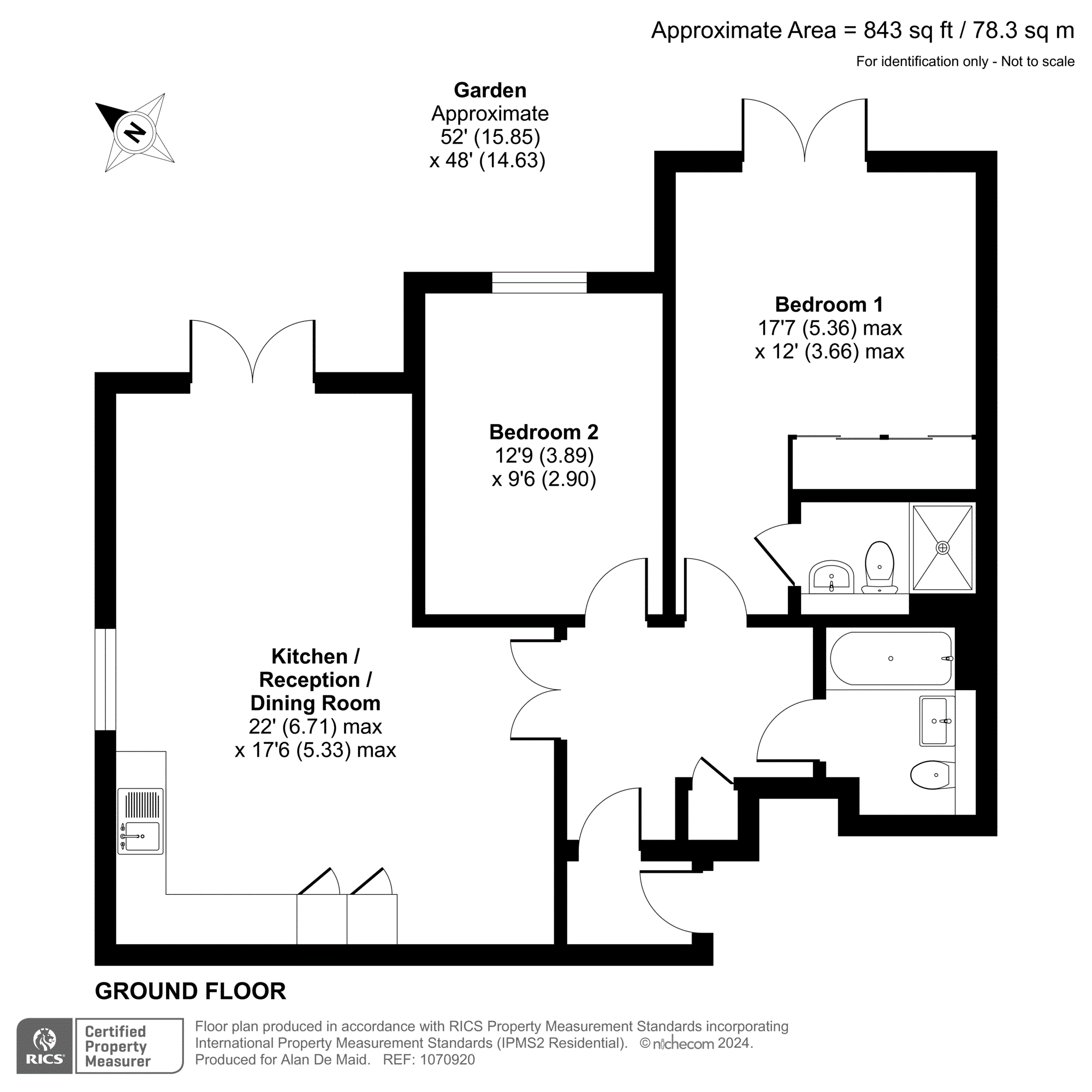 Hillbrow Road, Bromley BR1, 2 bedroom flat for sale 66407208