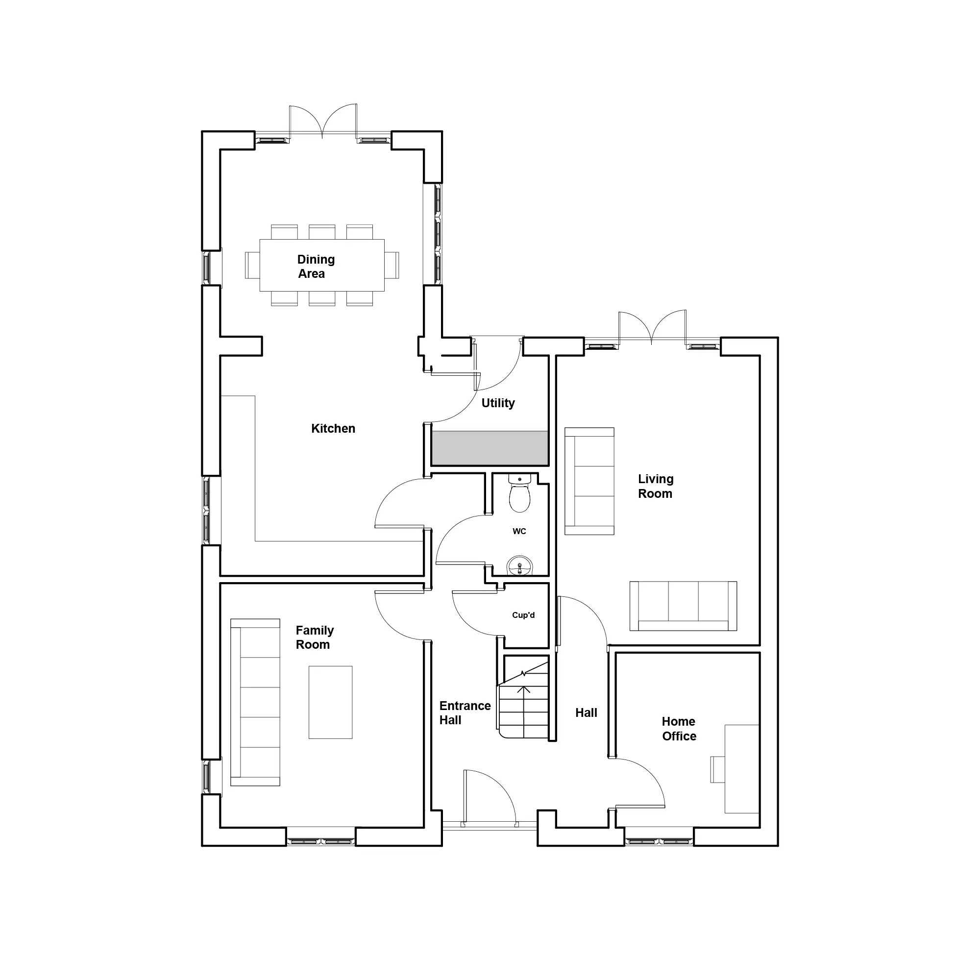 338 London, Buchan Way, Spalding floorplan