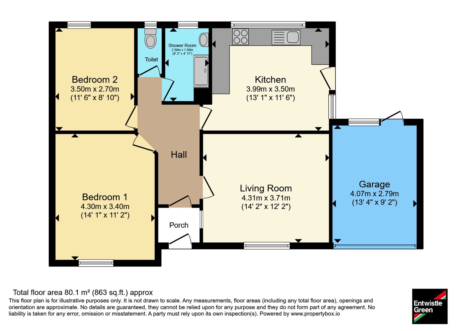 26, Brier Crescent, Lancashire floorplan