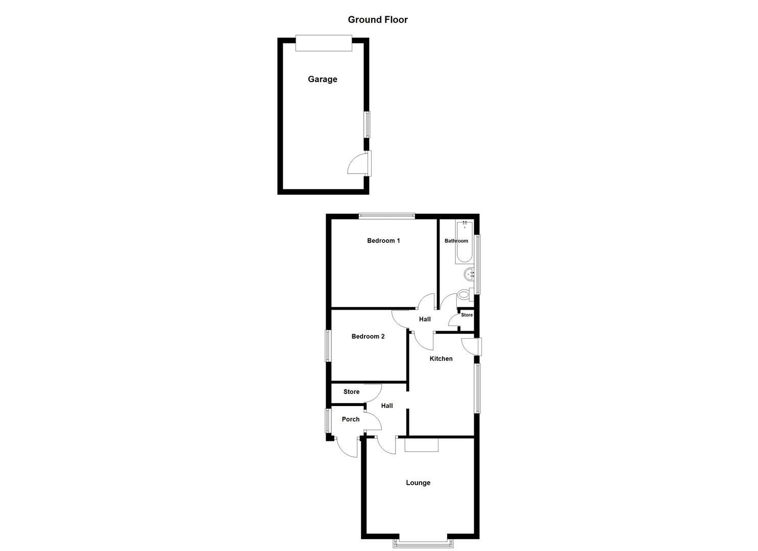 82, Biddulph Road, Chell floorplan