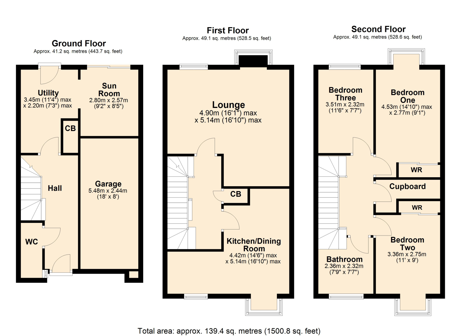8 Twixtbears, Tewkesbury floorplan