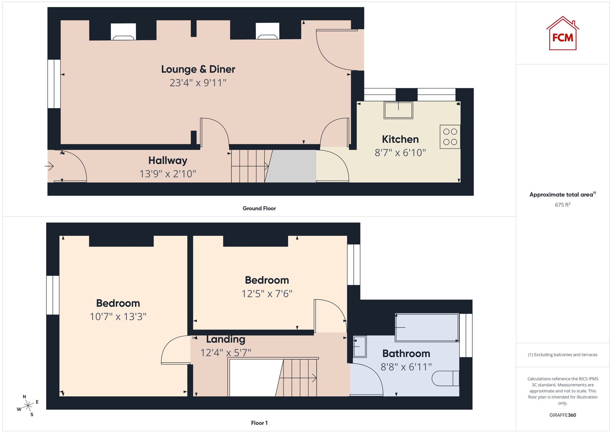 6 York Terrace, Whitehaven floorplan
