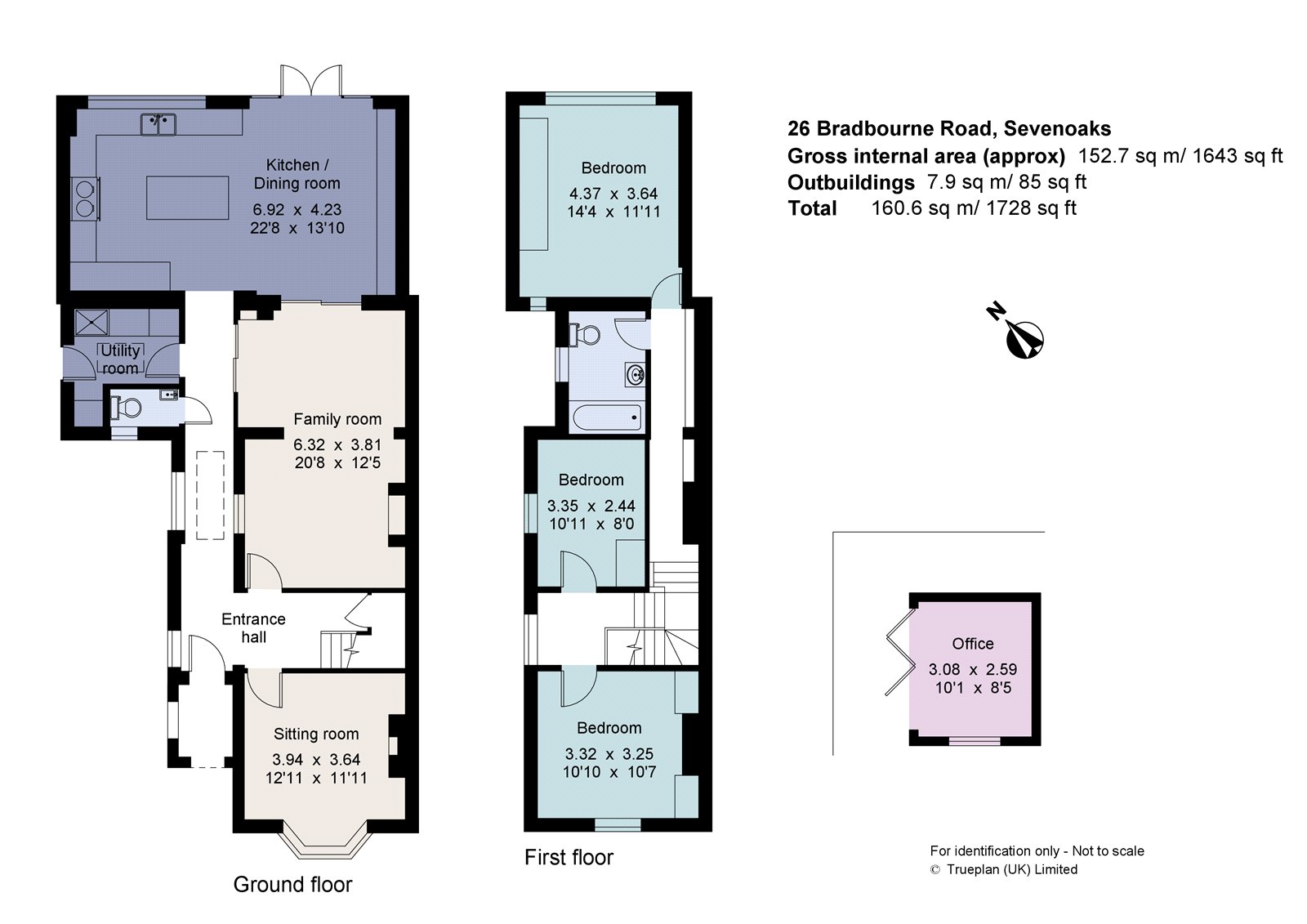 26, Bradbourne Road, Kent floorplan