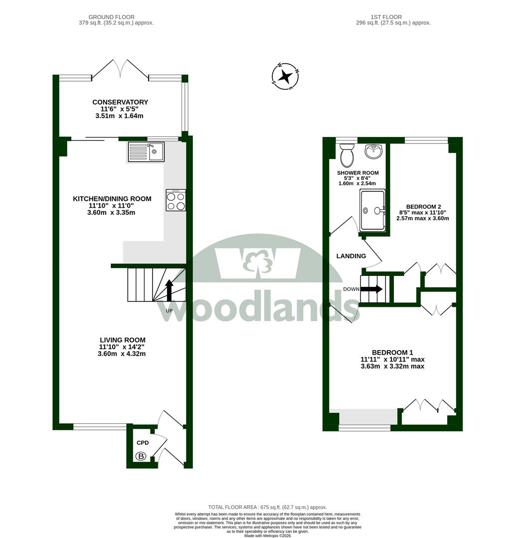19, Naldrett Close, Horsham floorplan