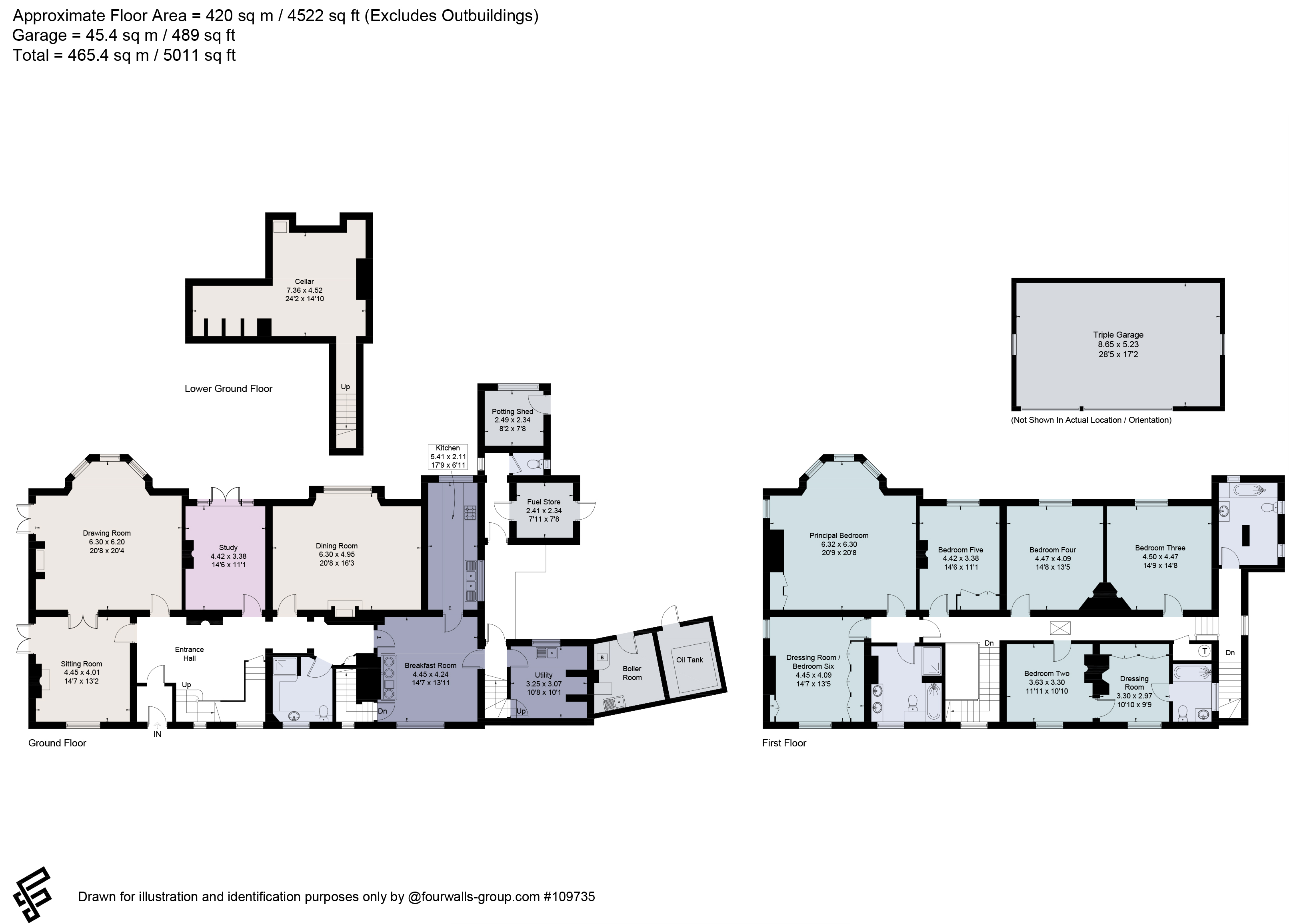 The Old Vicarage, 63, Church Street, Royston floorplan