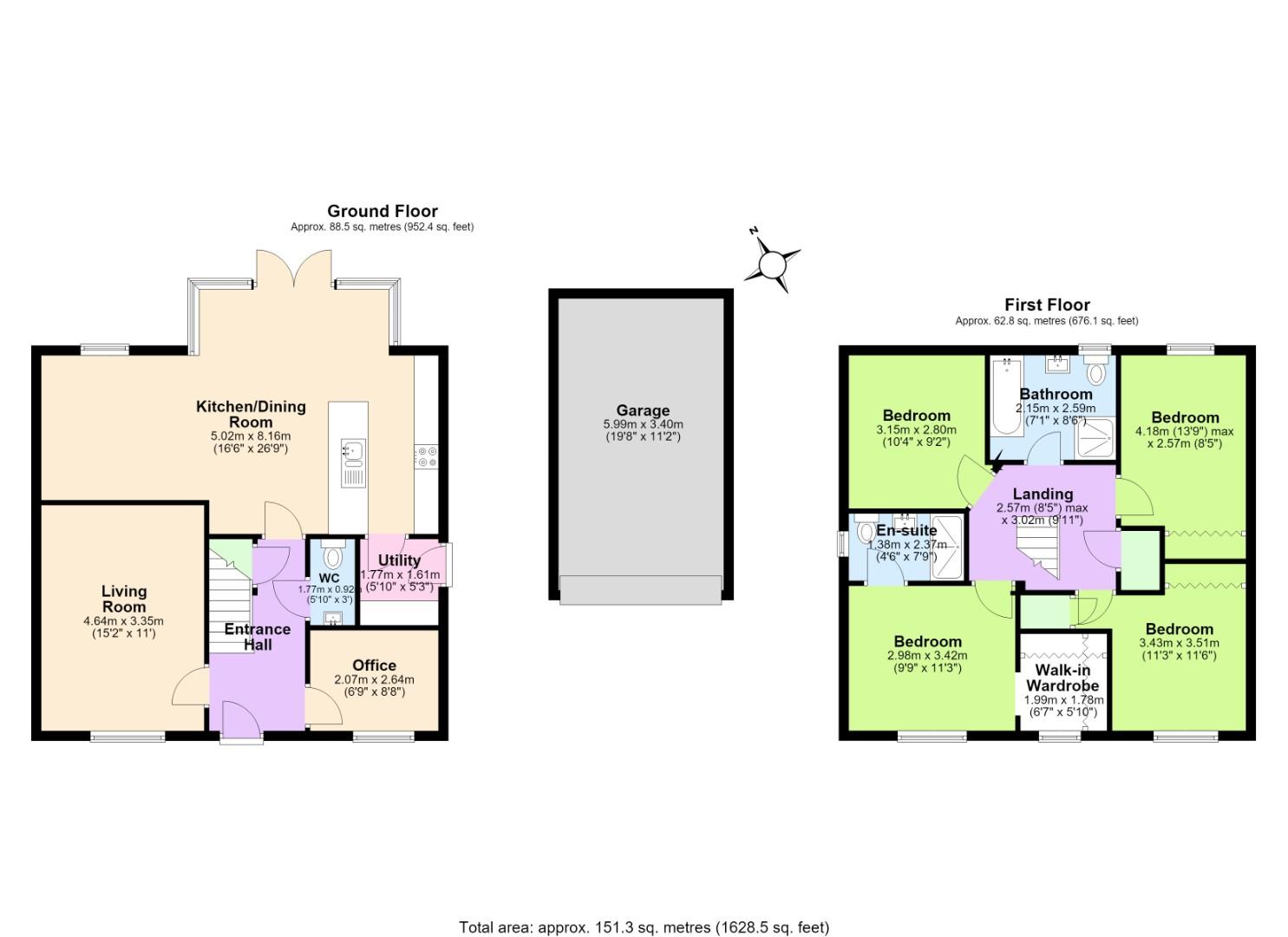 18, Wainwright Road, Coalville floorplan