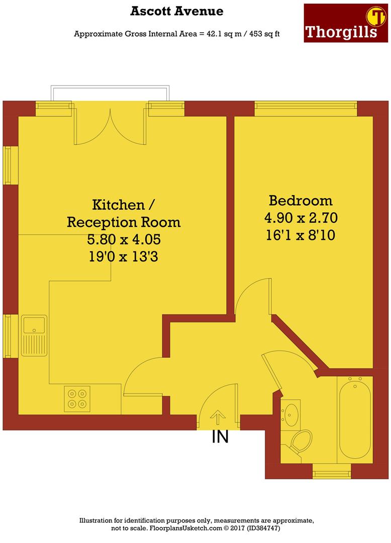 1 Bedrooms Flat to rent in Ascott Avenue, London W5