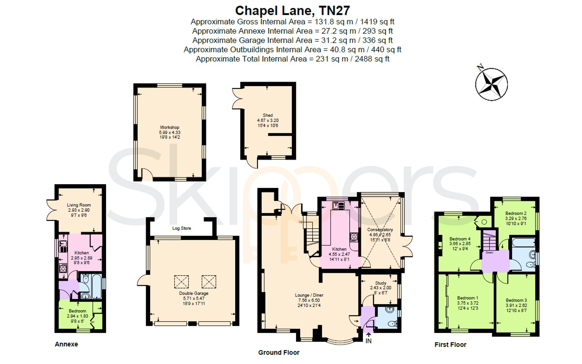 Swifts Chapel Lane, Ashford floorplan