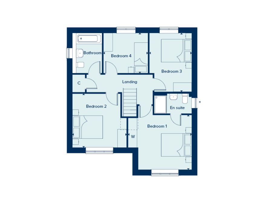 122, Heart Of England Way, Nuneaton floorplan