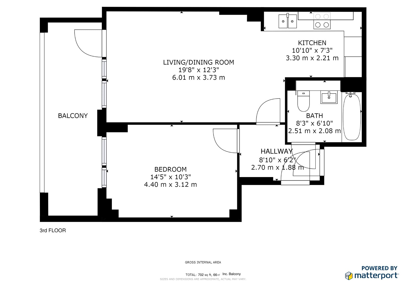 1 Bedrooms Flat to rent in Wimhurst, London E14
