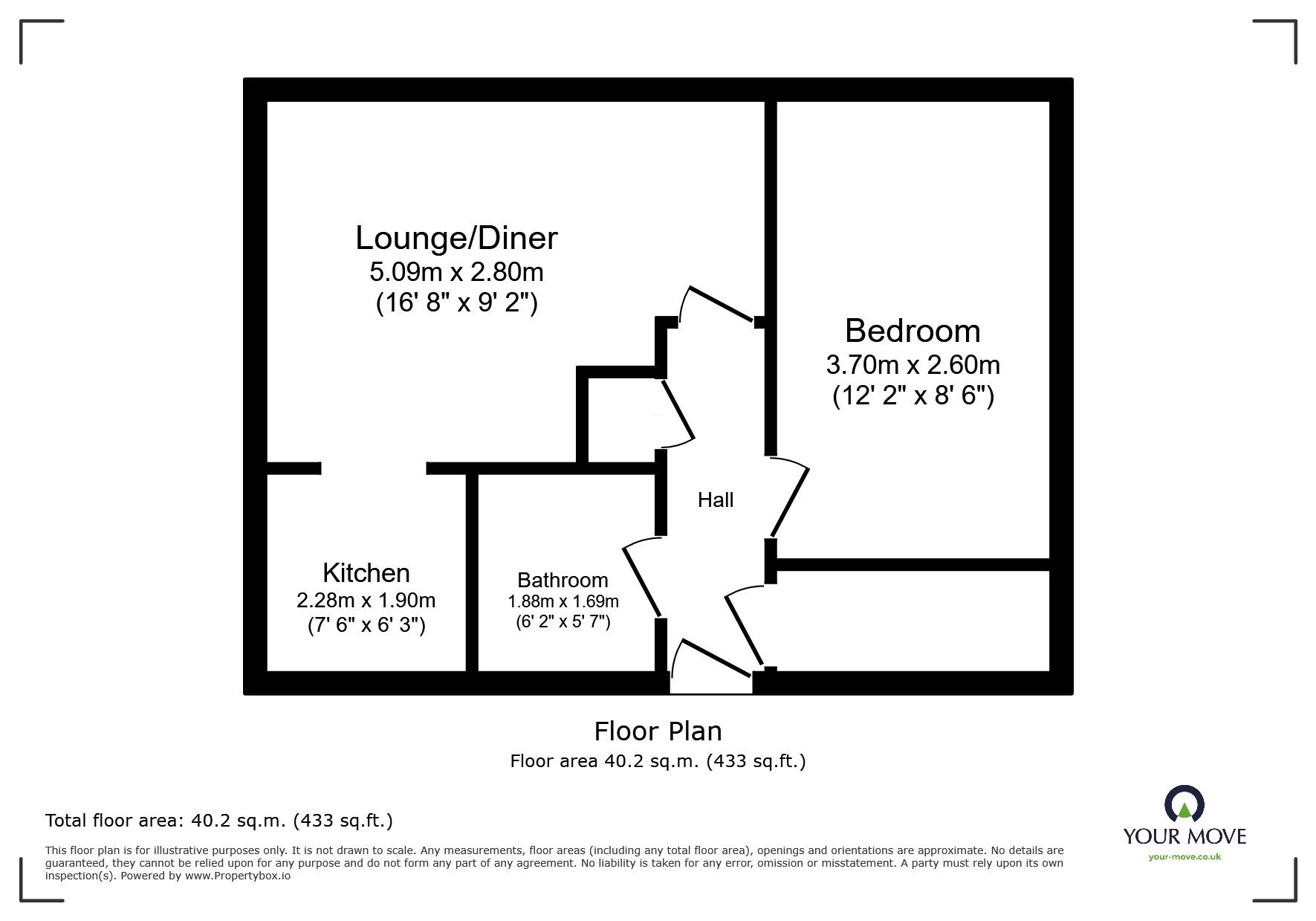 9, Bader Road, Staffordshire floorplan