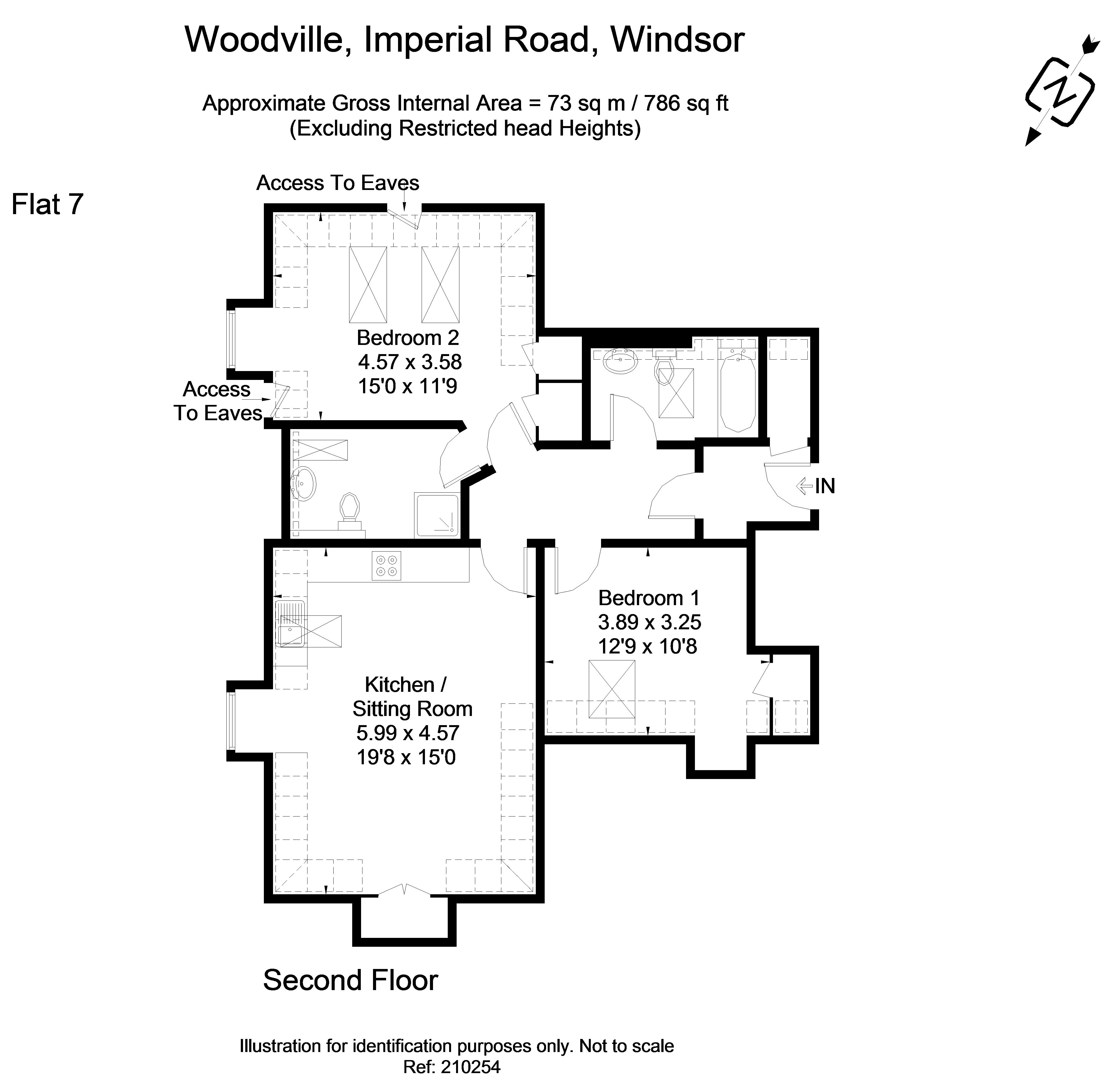 2 Bedrooms Flat to rent in Imperial Road, Windsor SL4