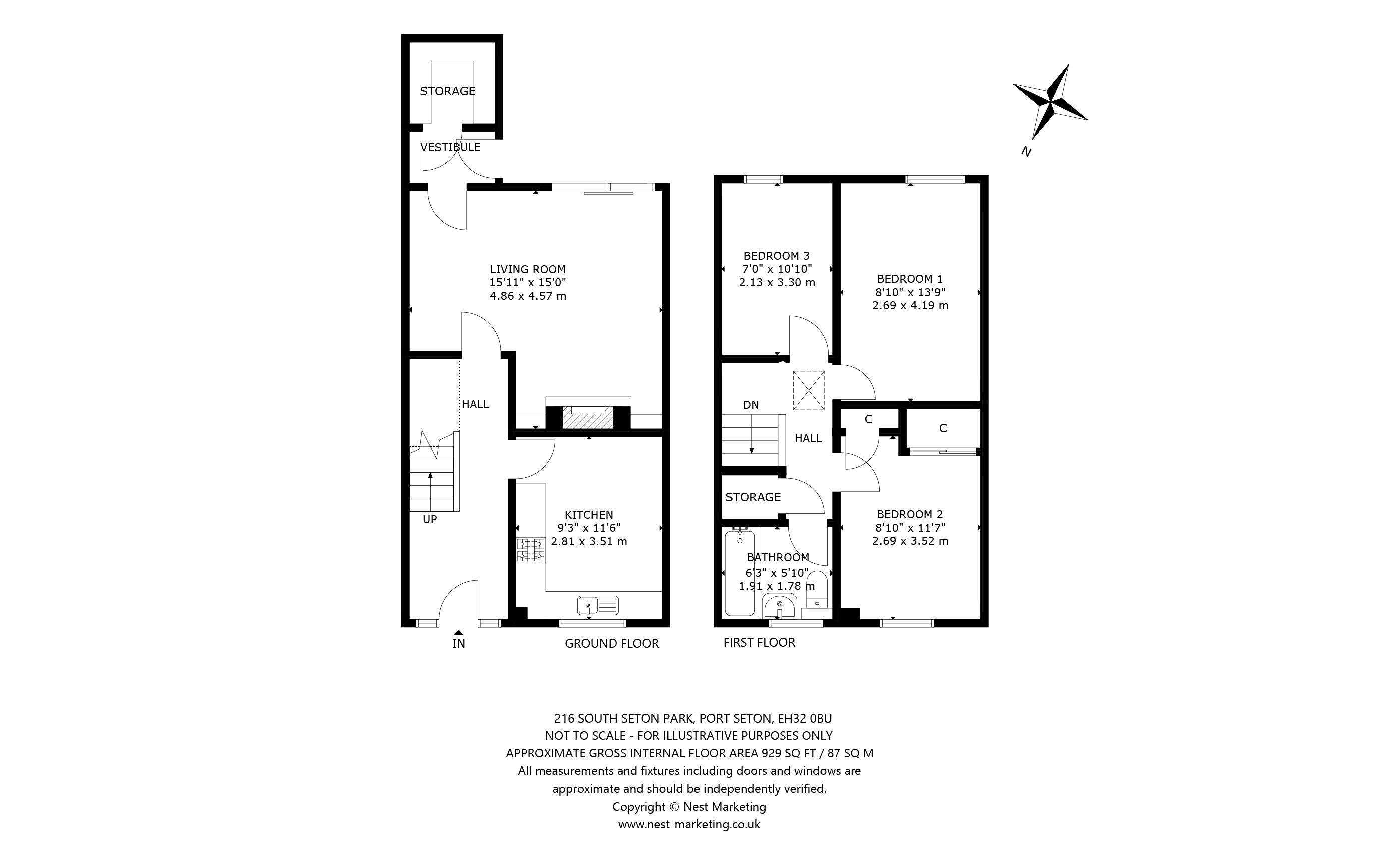 216, South Seton Park, Prestonpans floorplan