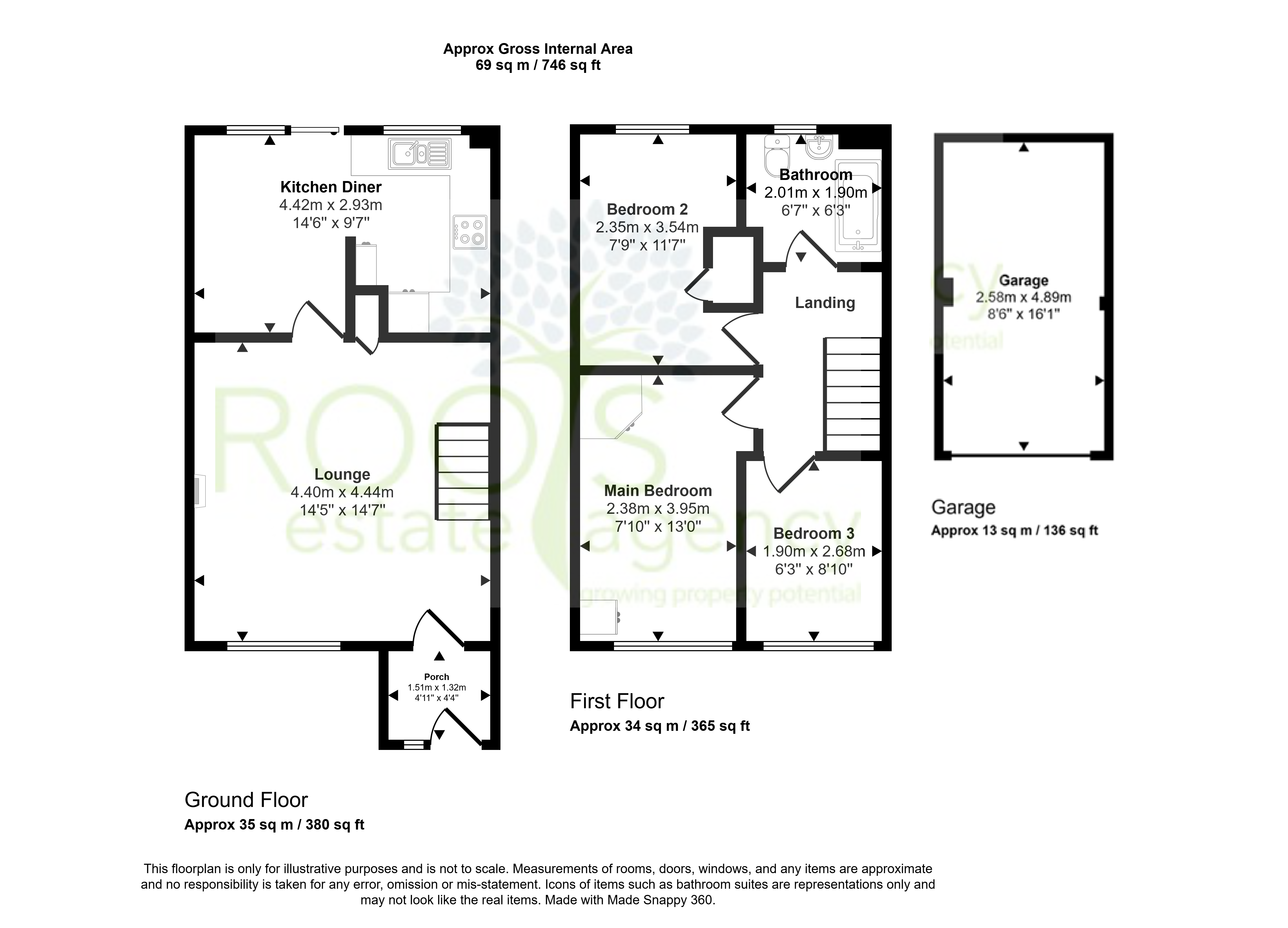 1, Billington Way, Berkshire floorplan