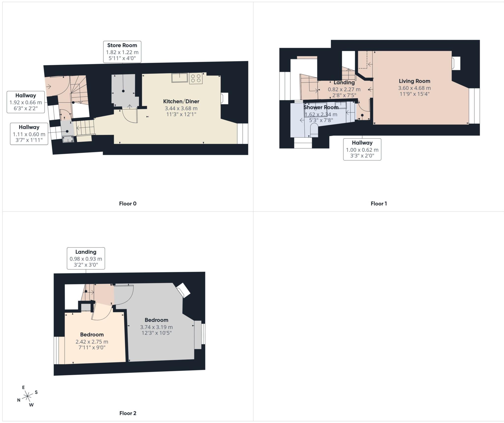 Tolva, Lower Chapel Street, Looe floorplan