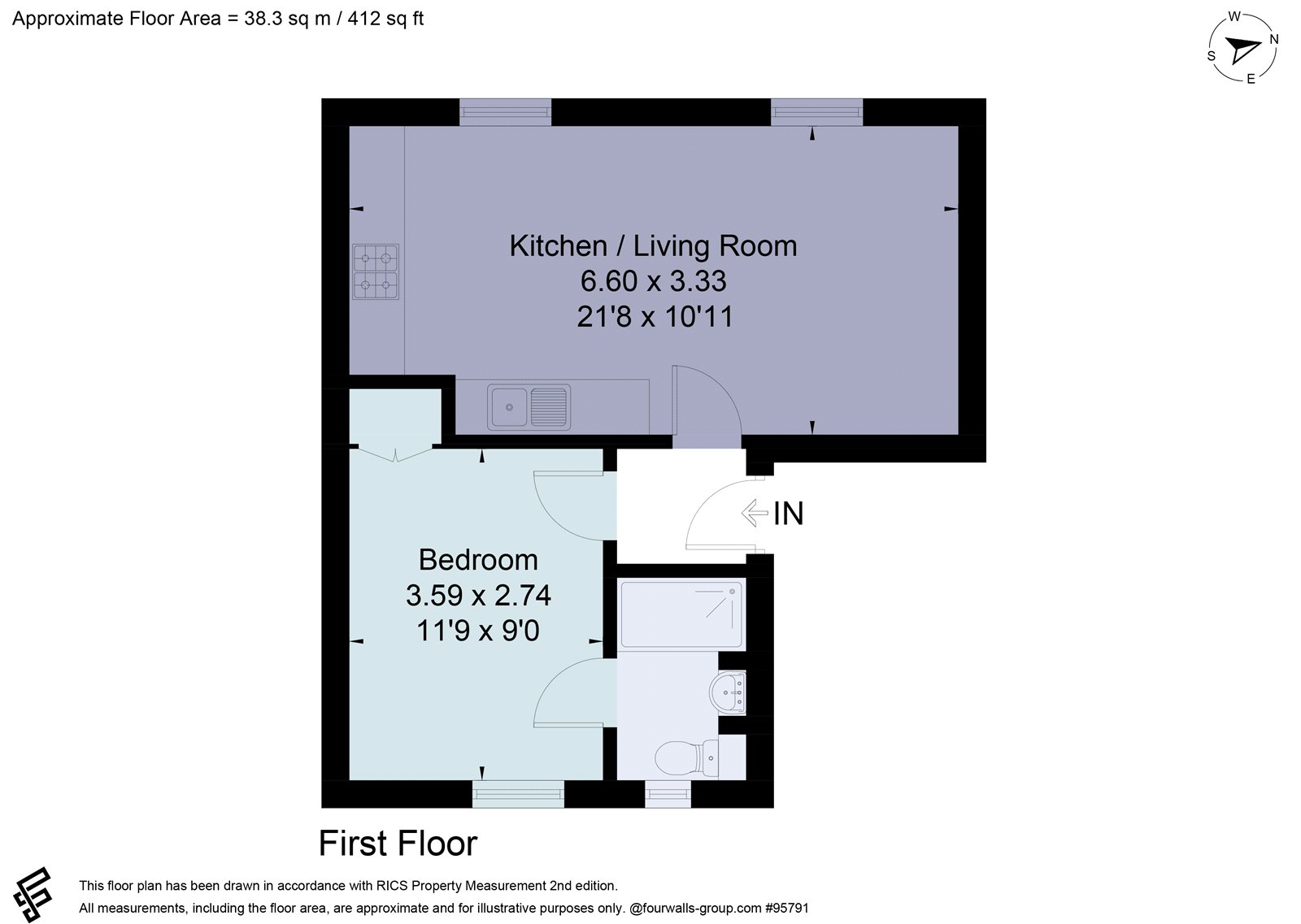 43, Portland Street, Gloucestershire floorplan