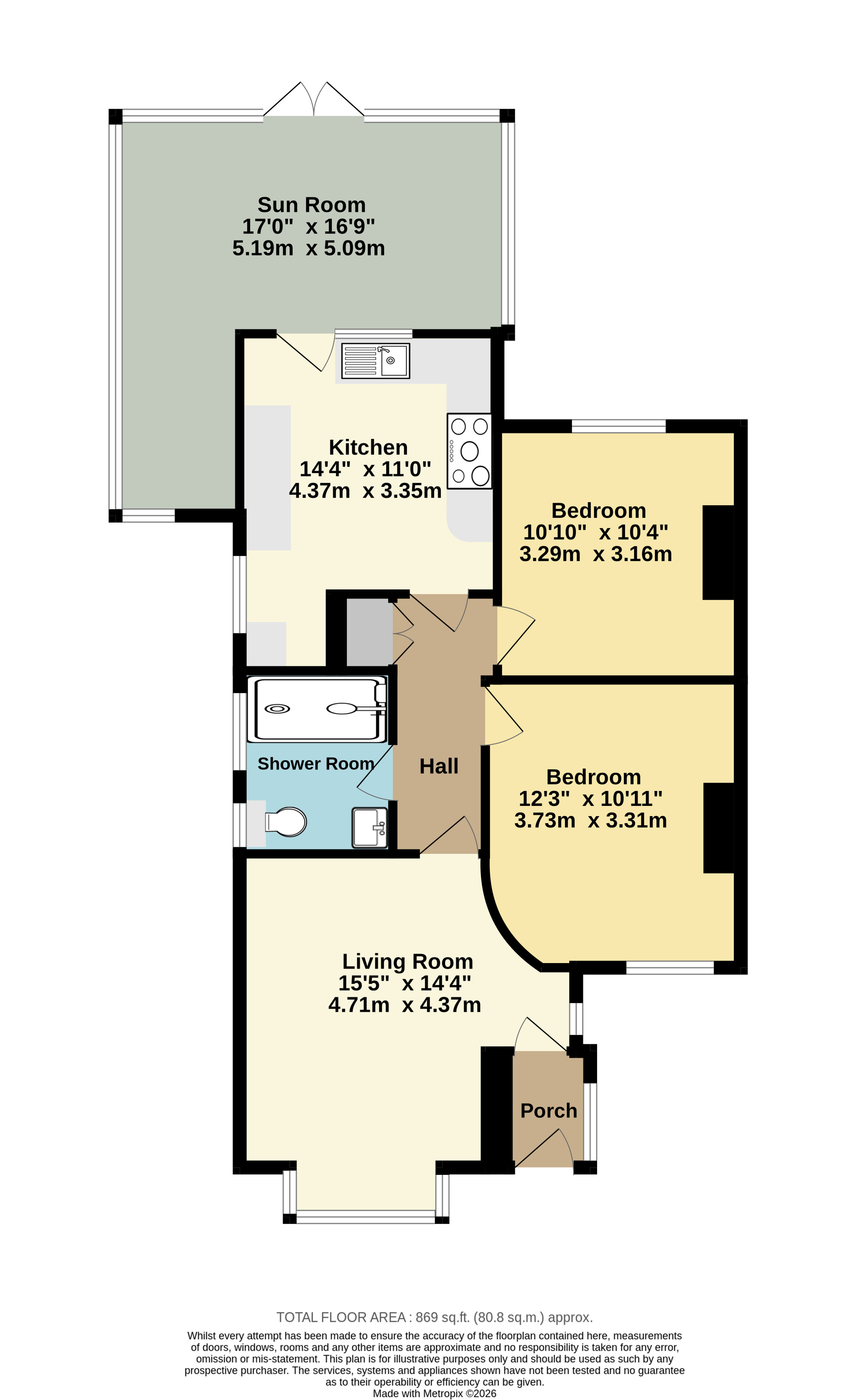 71, Hampton Pier Avenue, Herne Bay floorplan