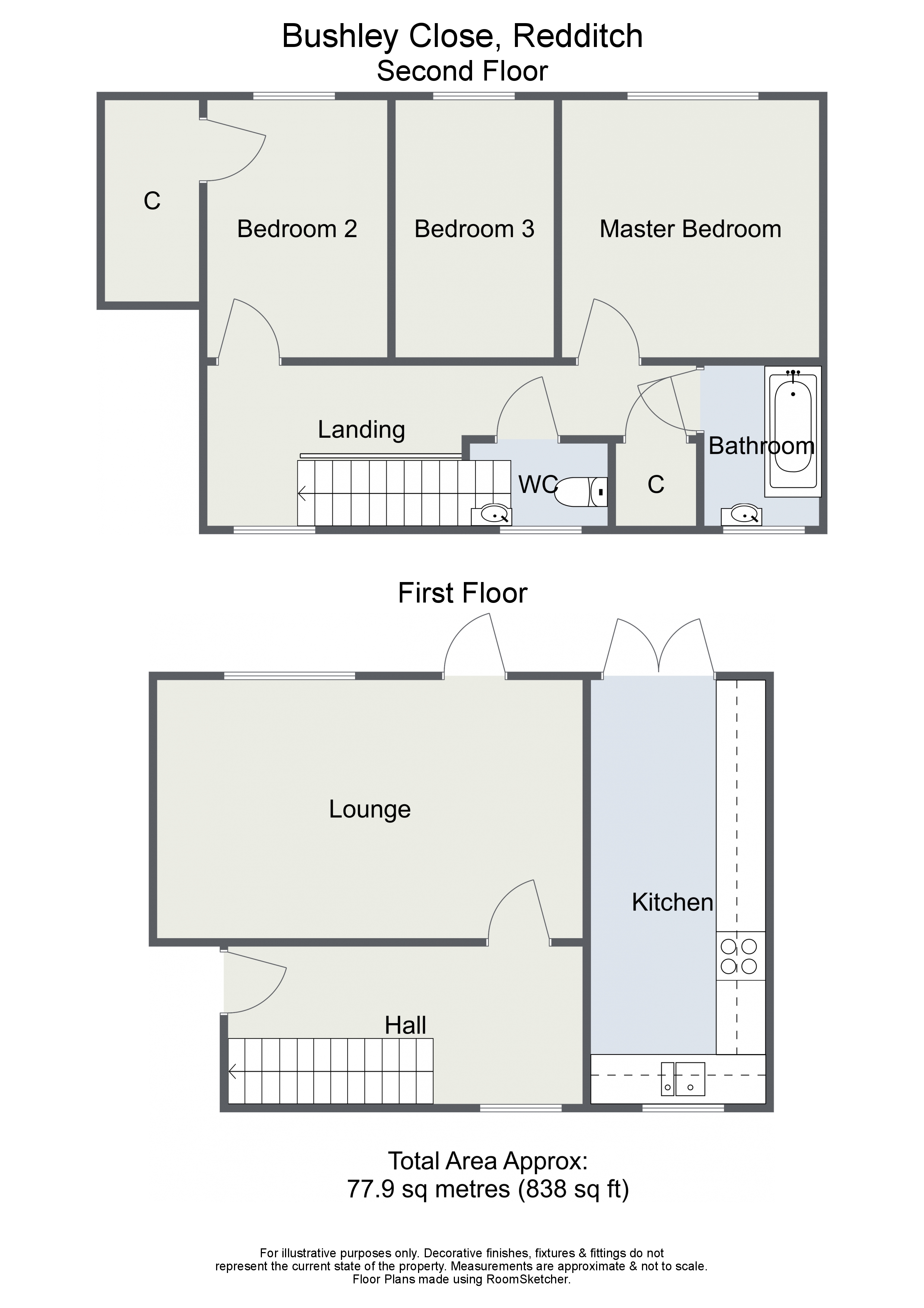 3 Bedrooms Maisonette for sale in Bushley Close, Woodrow, Redditch B98