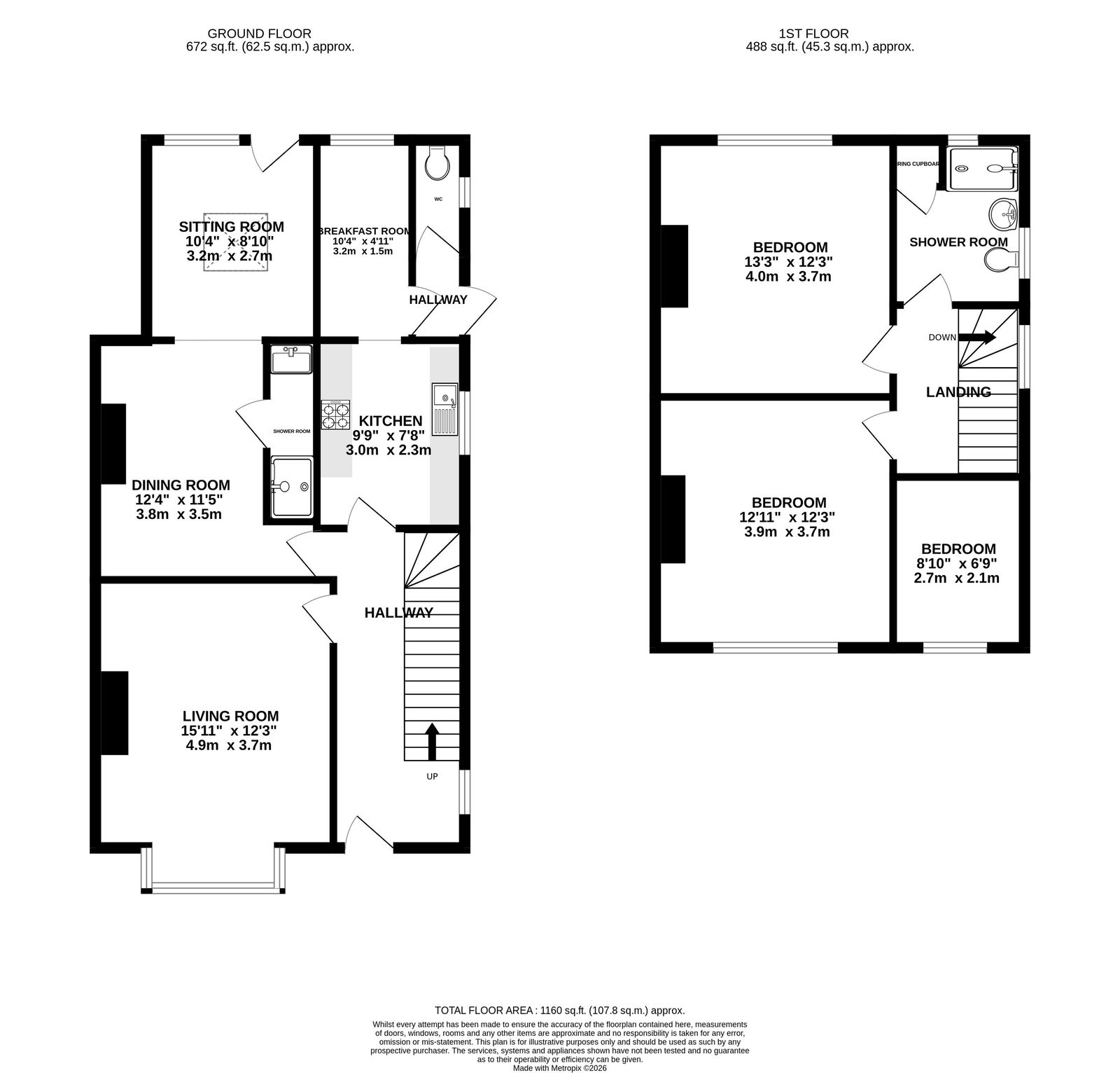 31, Alcombe Road, Minehead floorplan