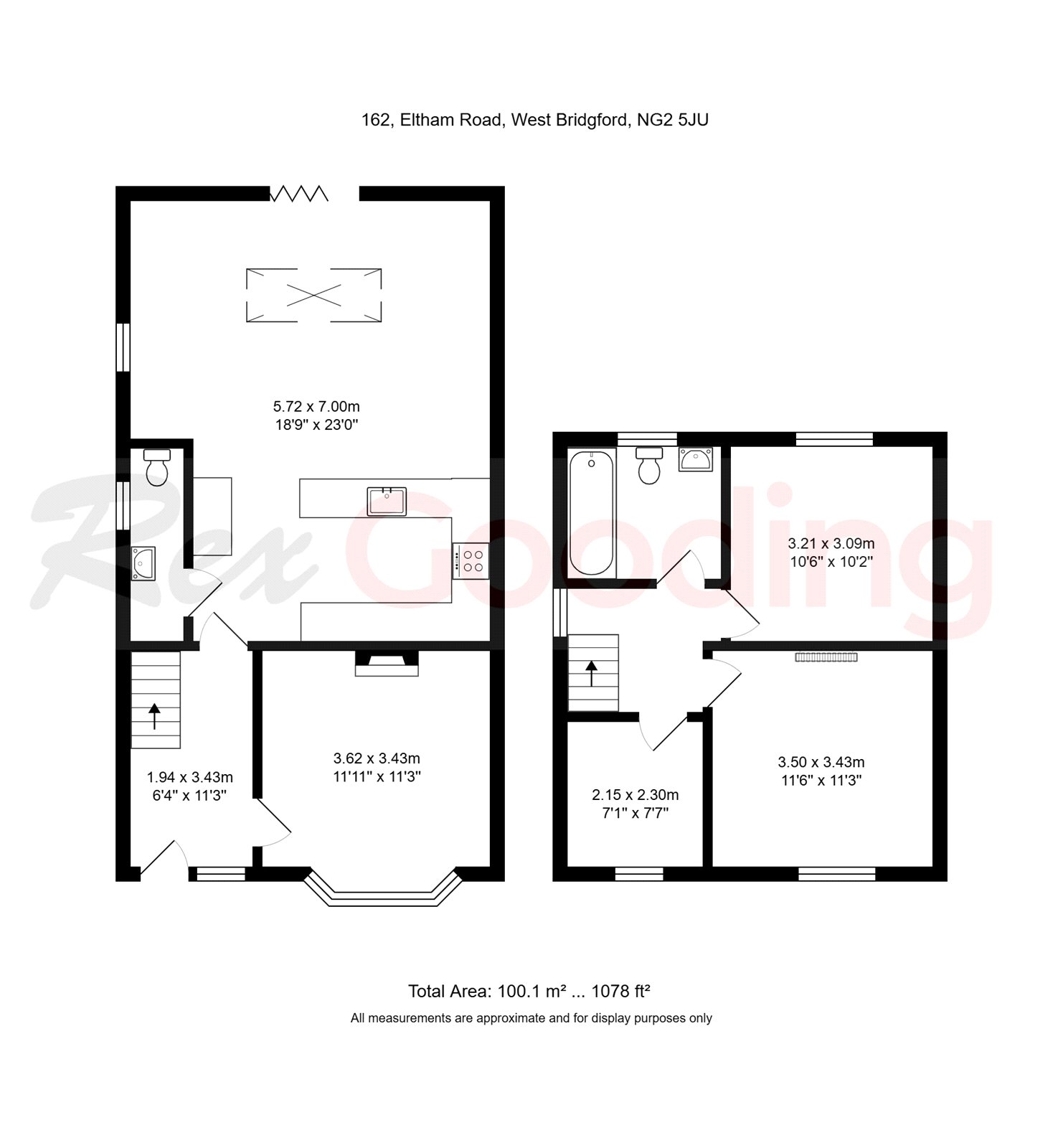 162, Eltham Road, Nottingham floorplan