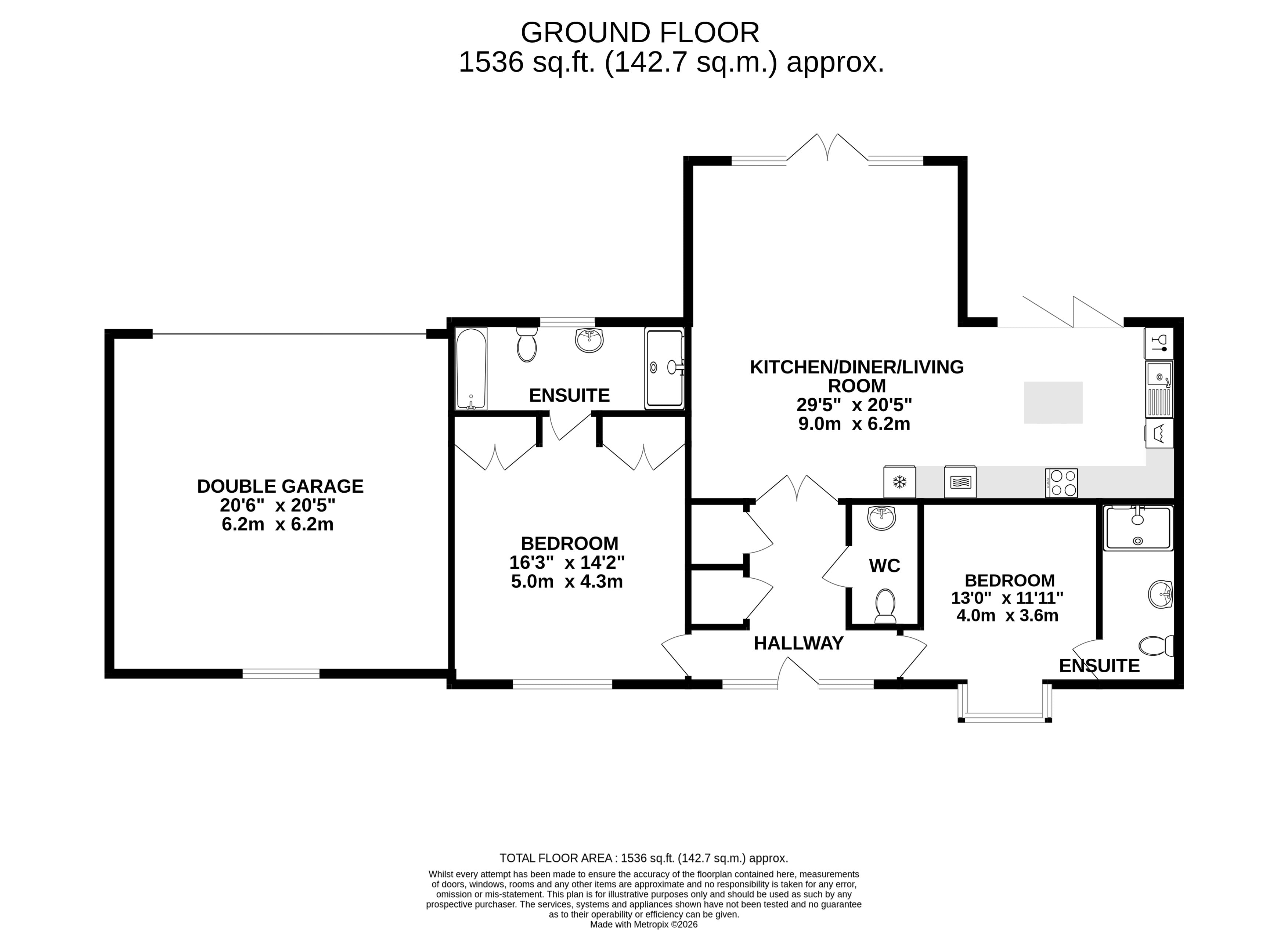 6 Kings Drive, Ashton Keynes, Swindon floorplan